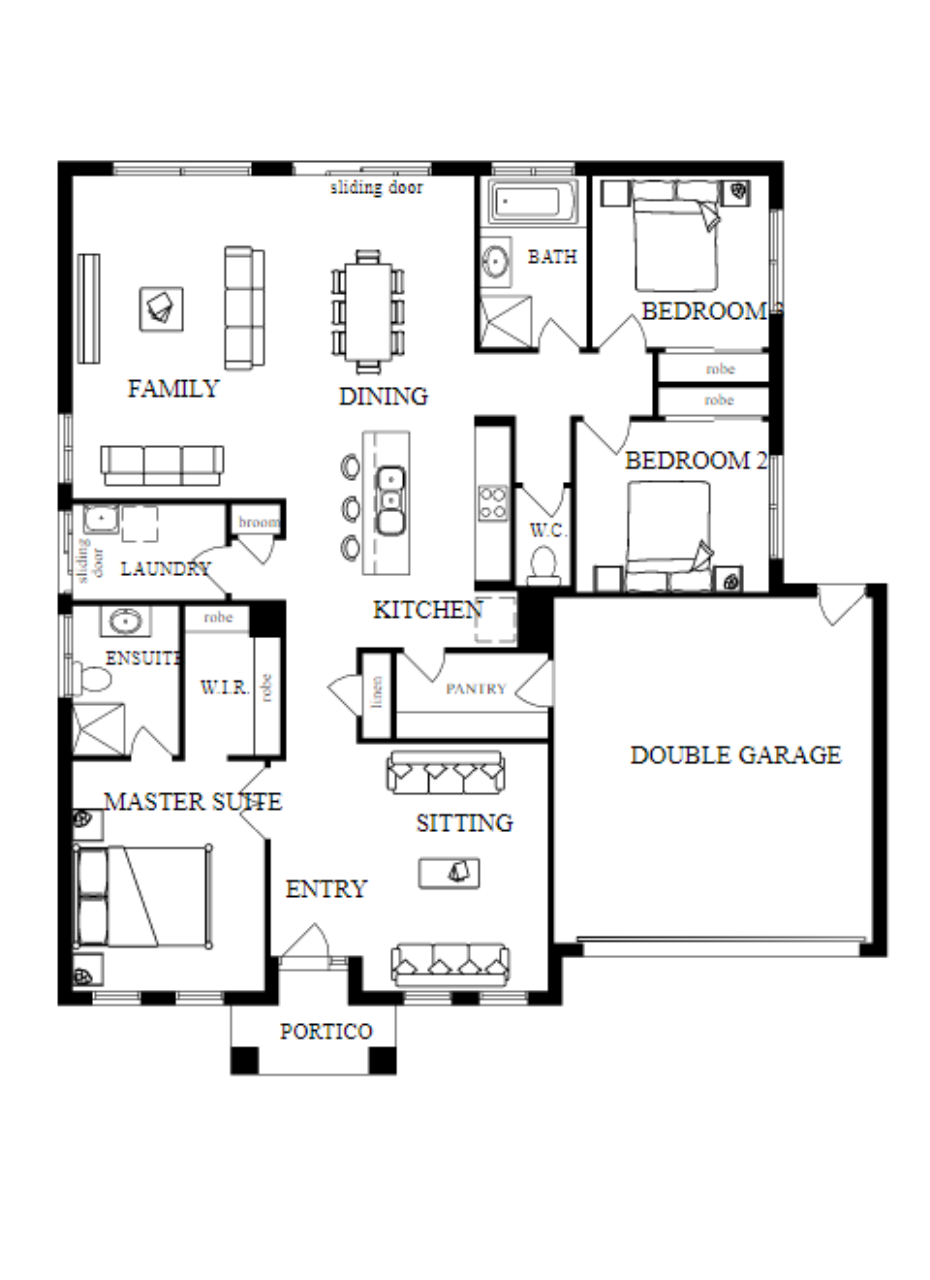 Lot 223 Allhallows Street by Metricon Homes Floorplan