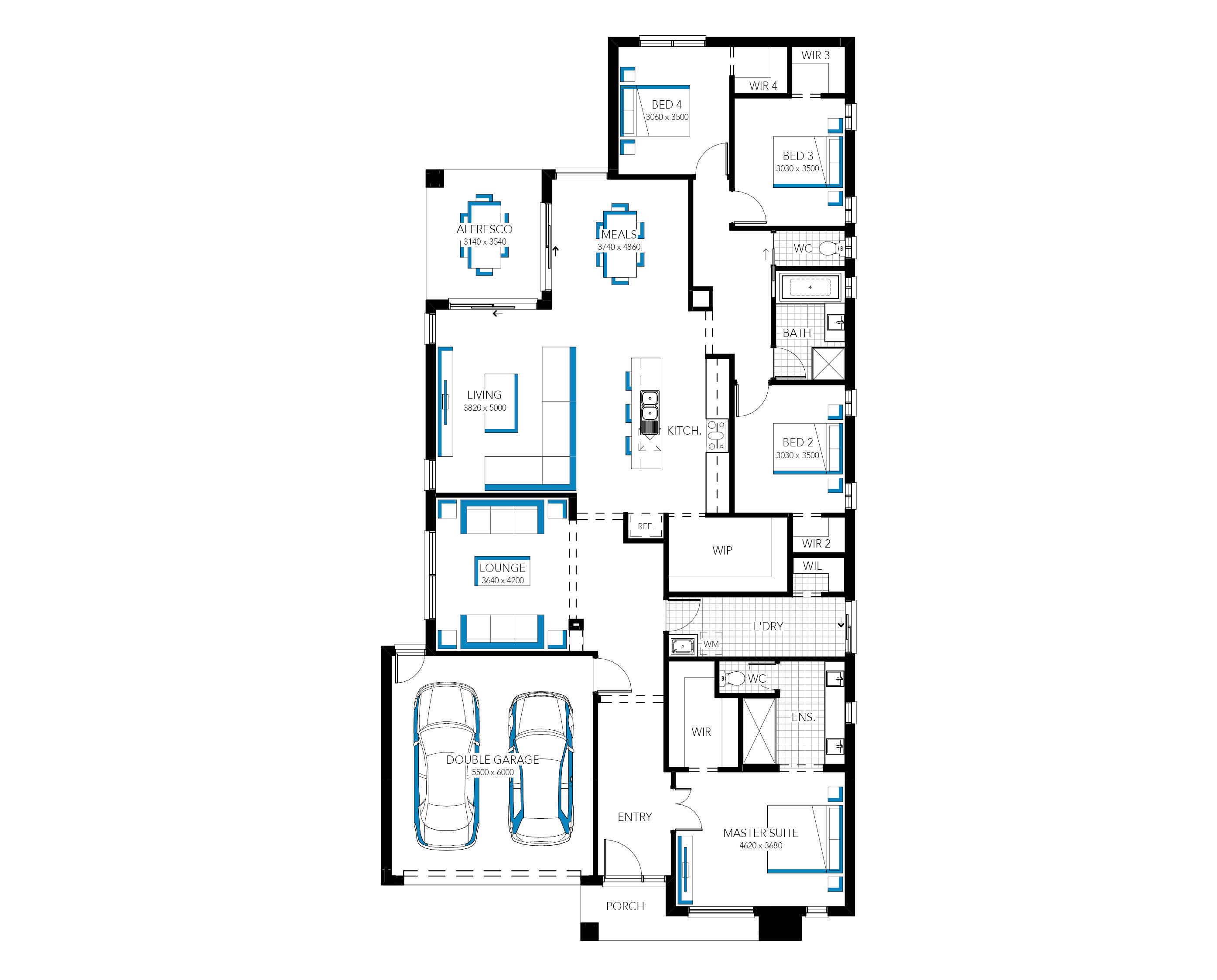 Lot 2247 Wallara Waters by Carlisle Homes Floorplan