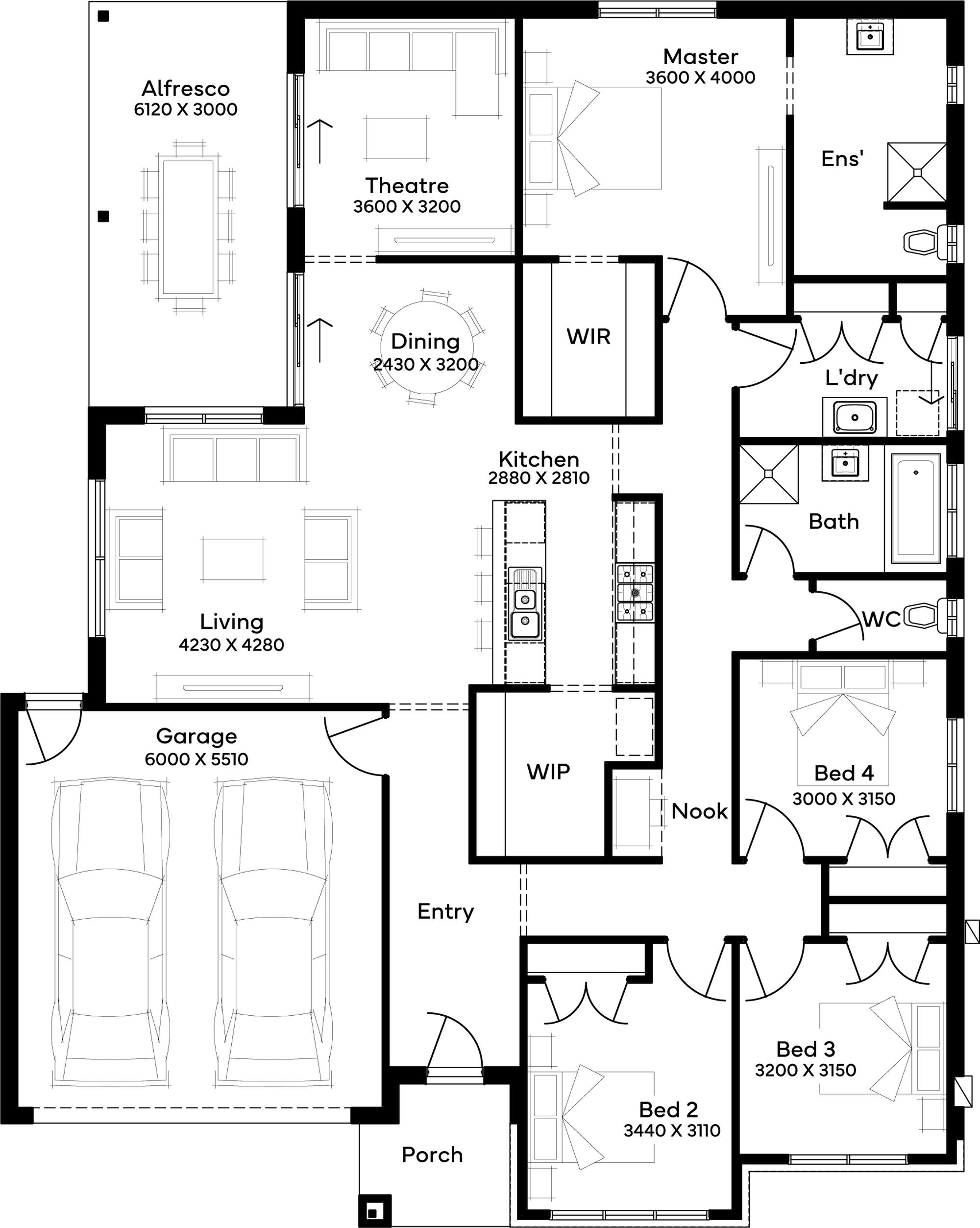 Lot 225 Sherbrooke Loop by Simonds Homes Floorplan