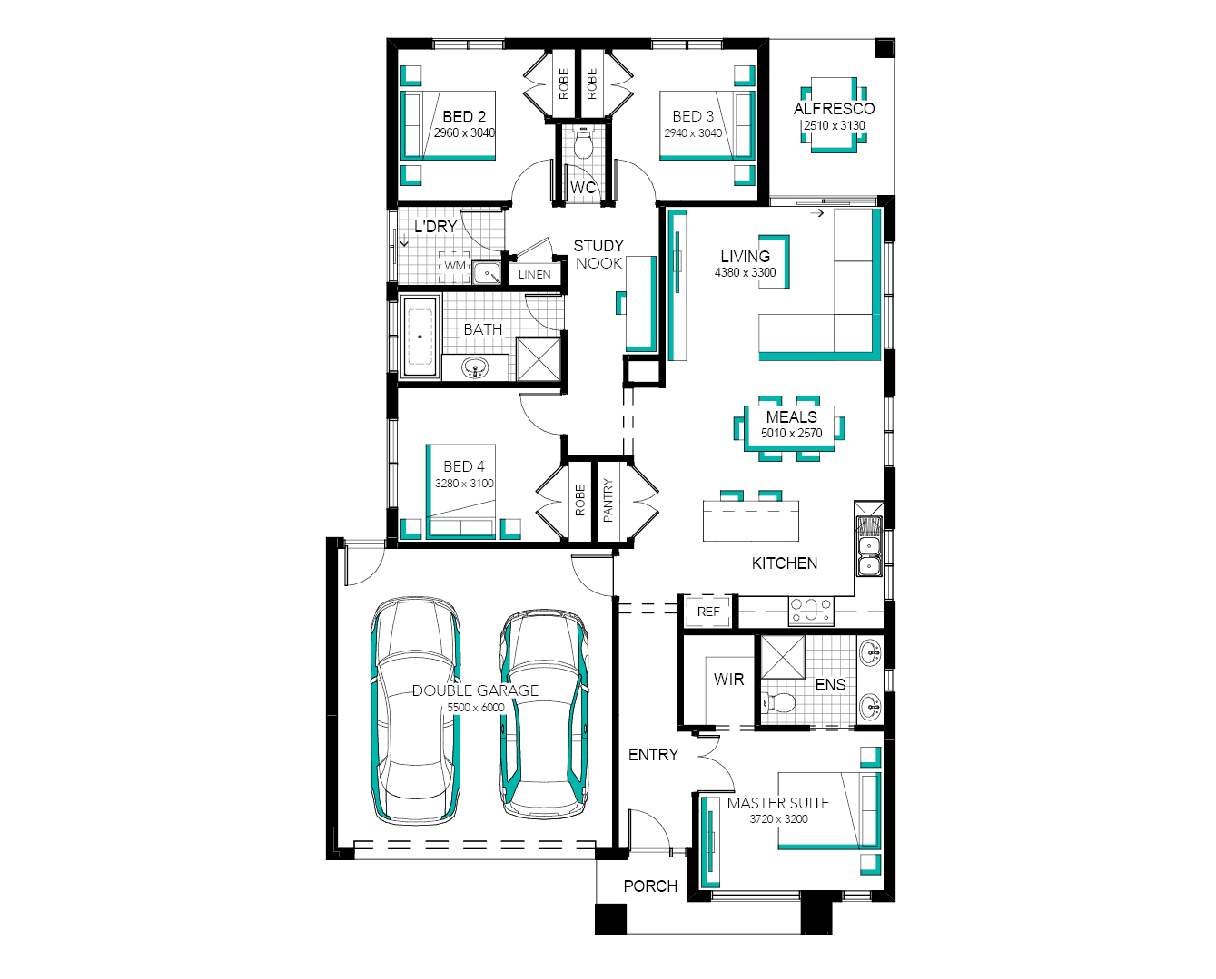 Lot 2403 Deanside Village by Carlisle Homes Floorplan