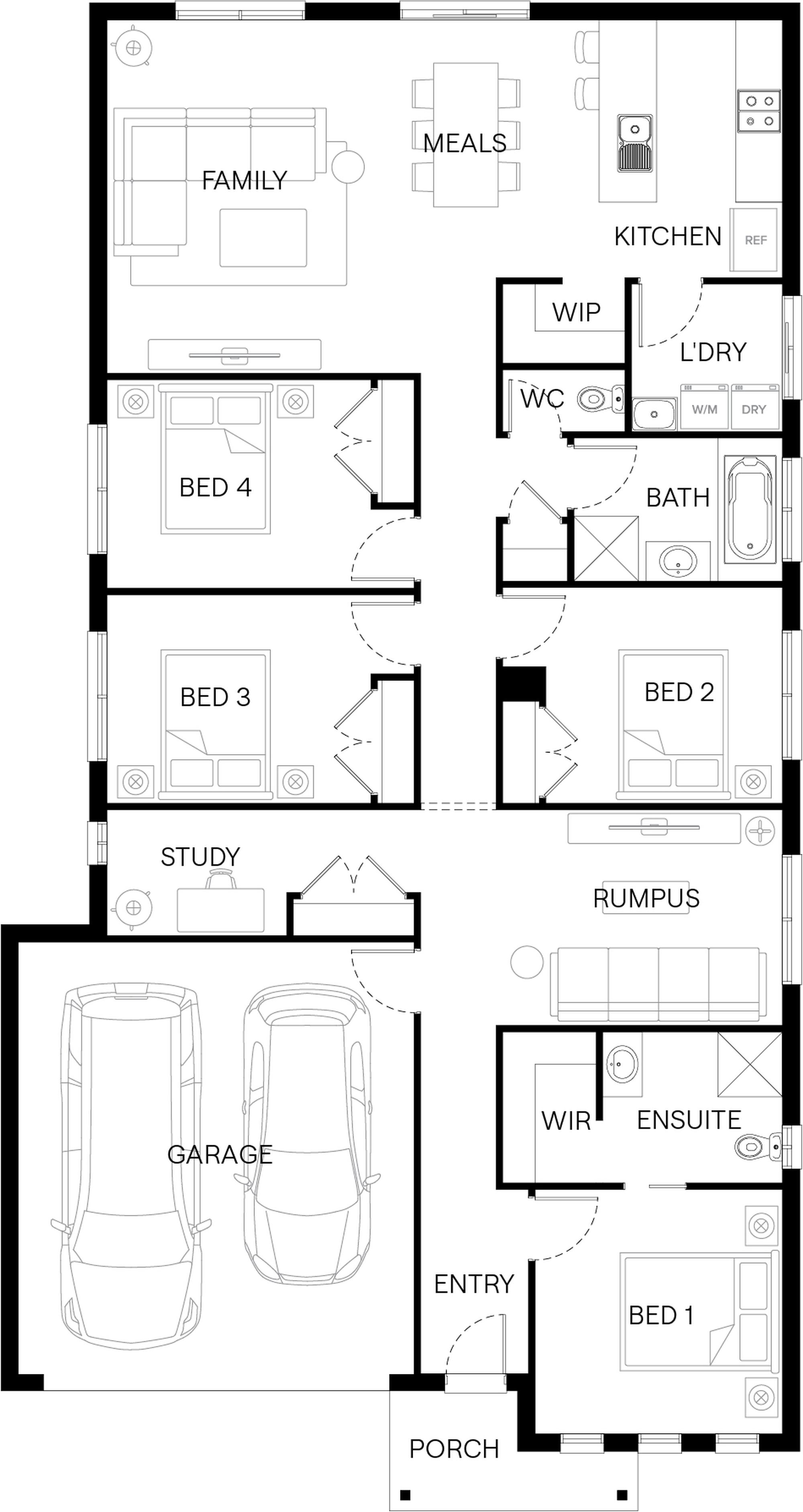 Lot 2413 Reins Street by Fairhaven Homes Floorplan