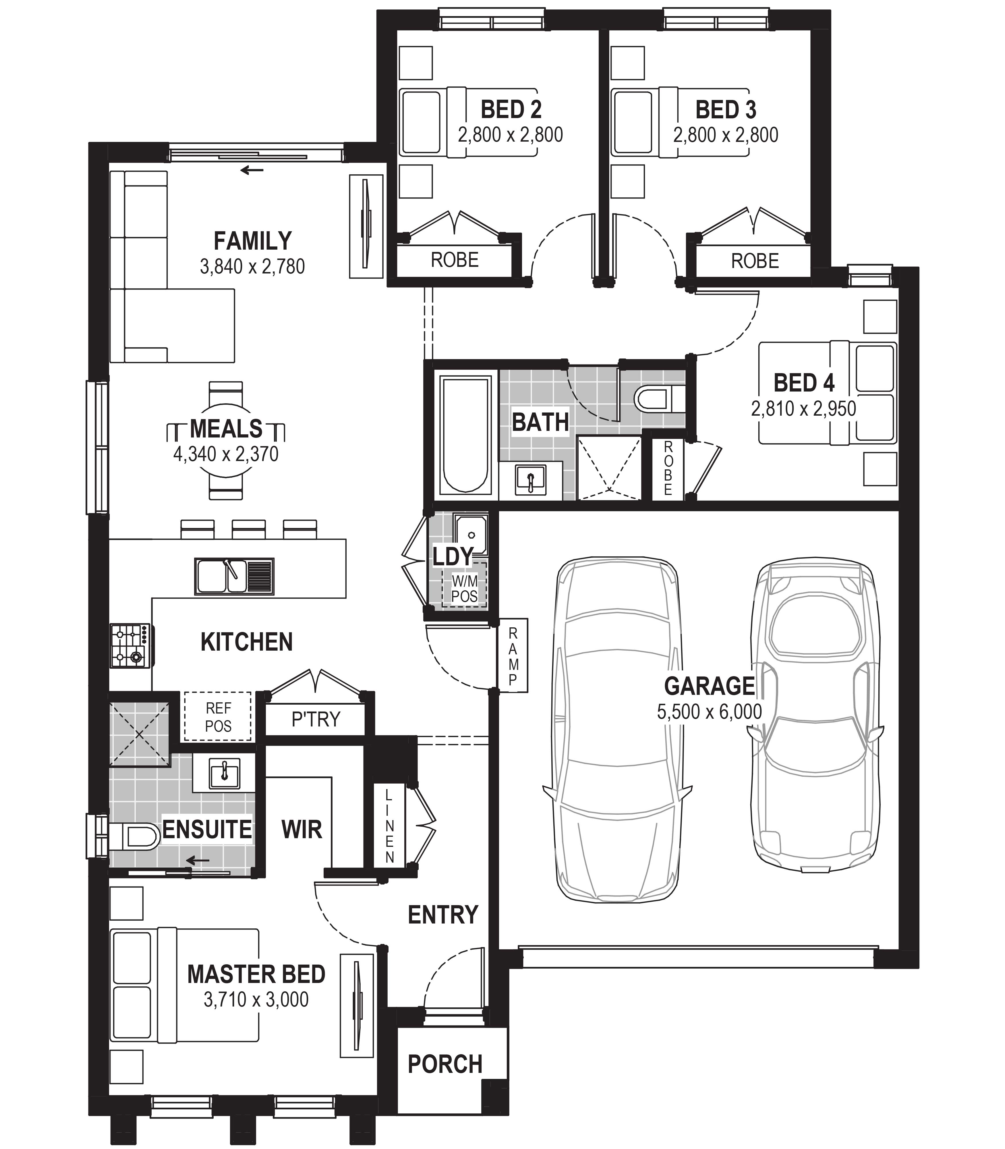 Lot 2622 Demesne Drive by JG King Homes Floorplan
