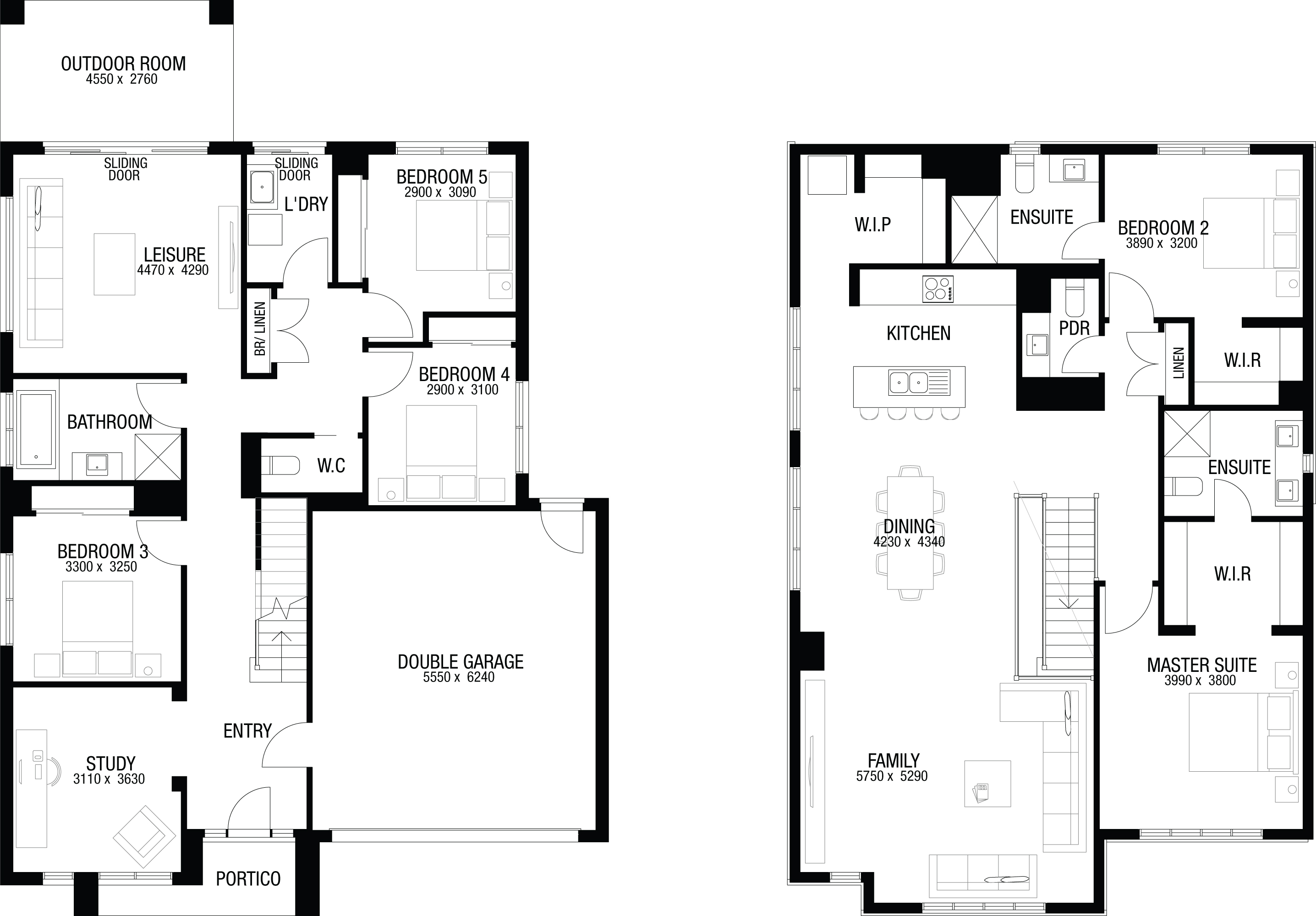Lot 2630 Dubout Street by Metricon Homes Floorplan