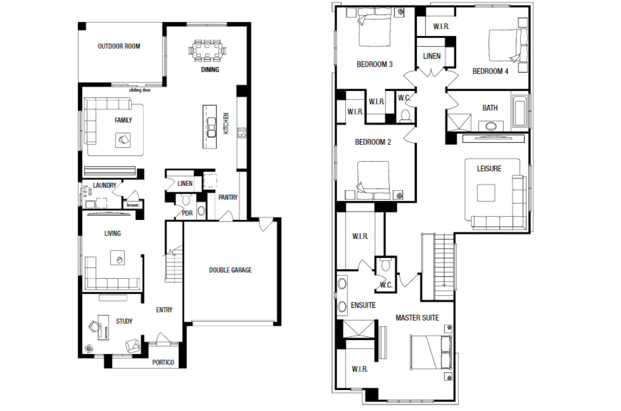 Lot 2801 Blackthorn Rise by Metricon Homes Floorplan