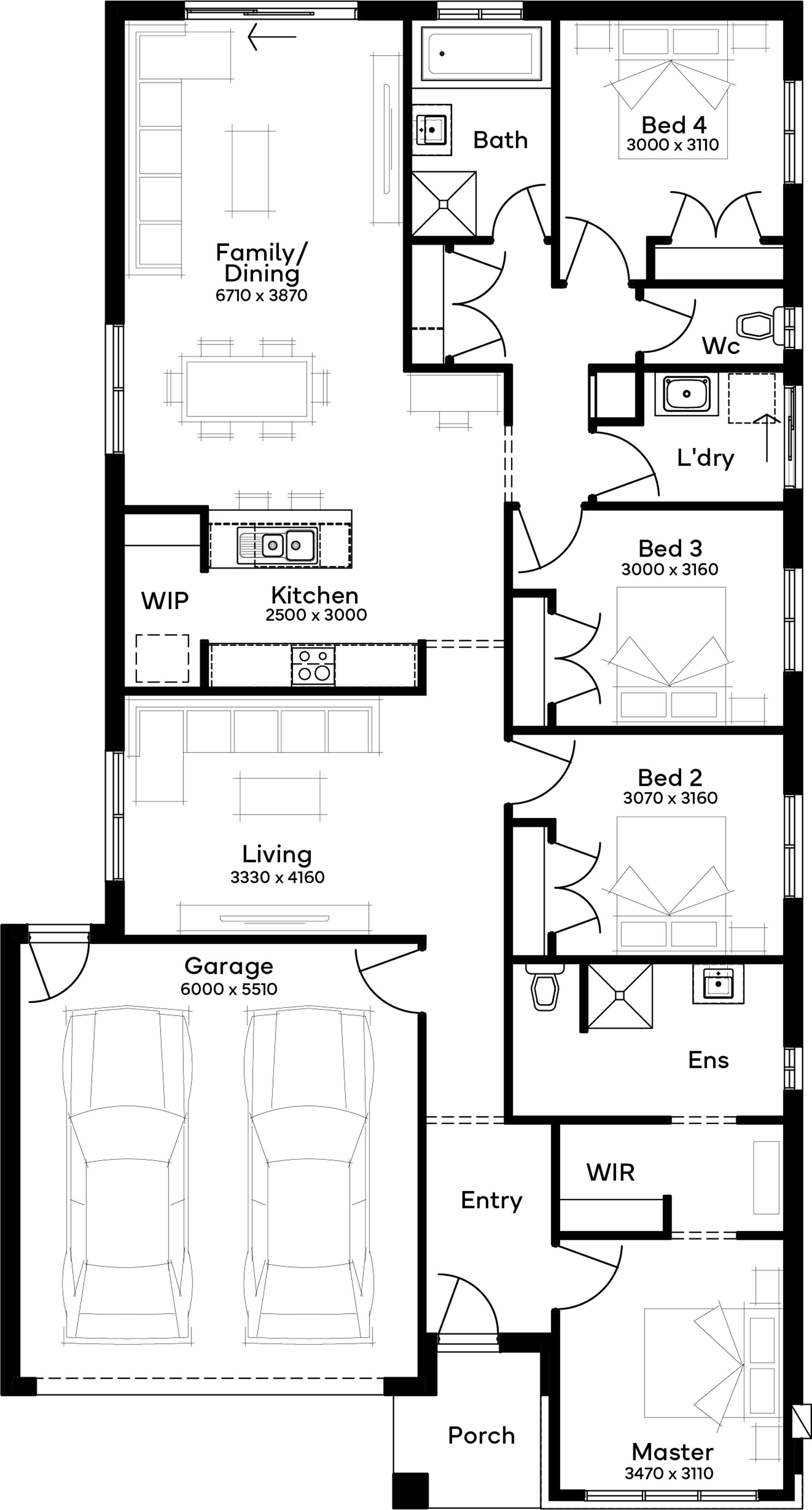 Lot 3138 Glanmire Park Estate by Simonds Homes Floorplan