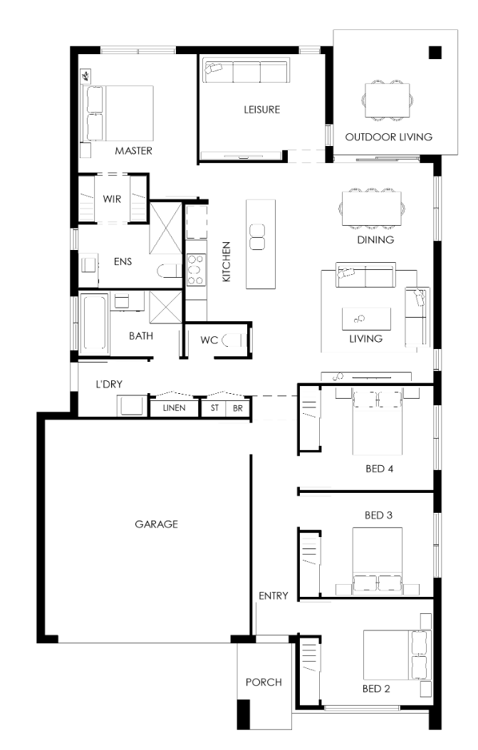 Lot 317 New Road Floorplan