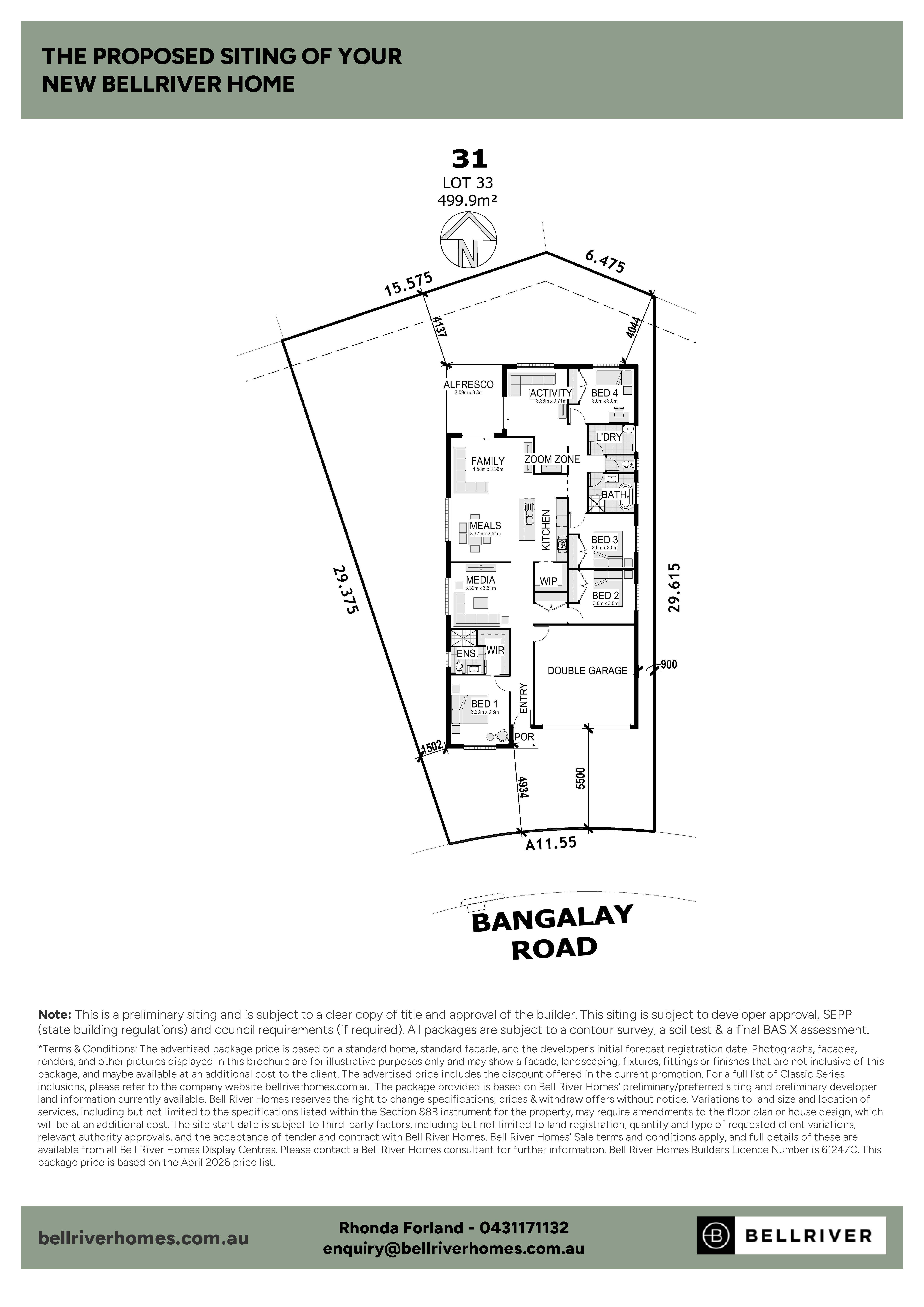 Lot 33 (31) Bangalay Road, Tahmoor Road Estate by Bellriver Homes