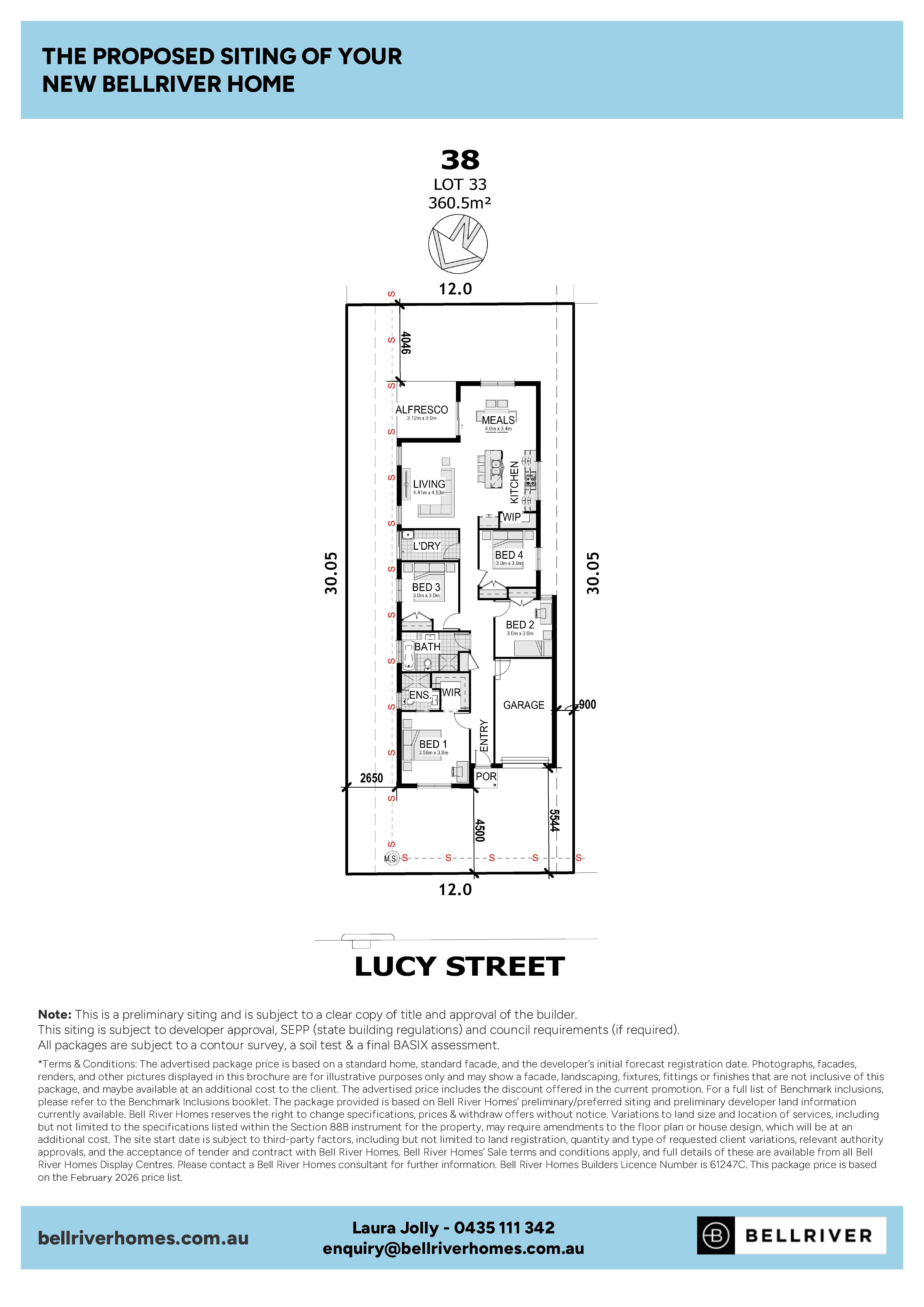Lot 33 (38) Lucy Street by Bellriver Homes