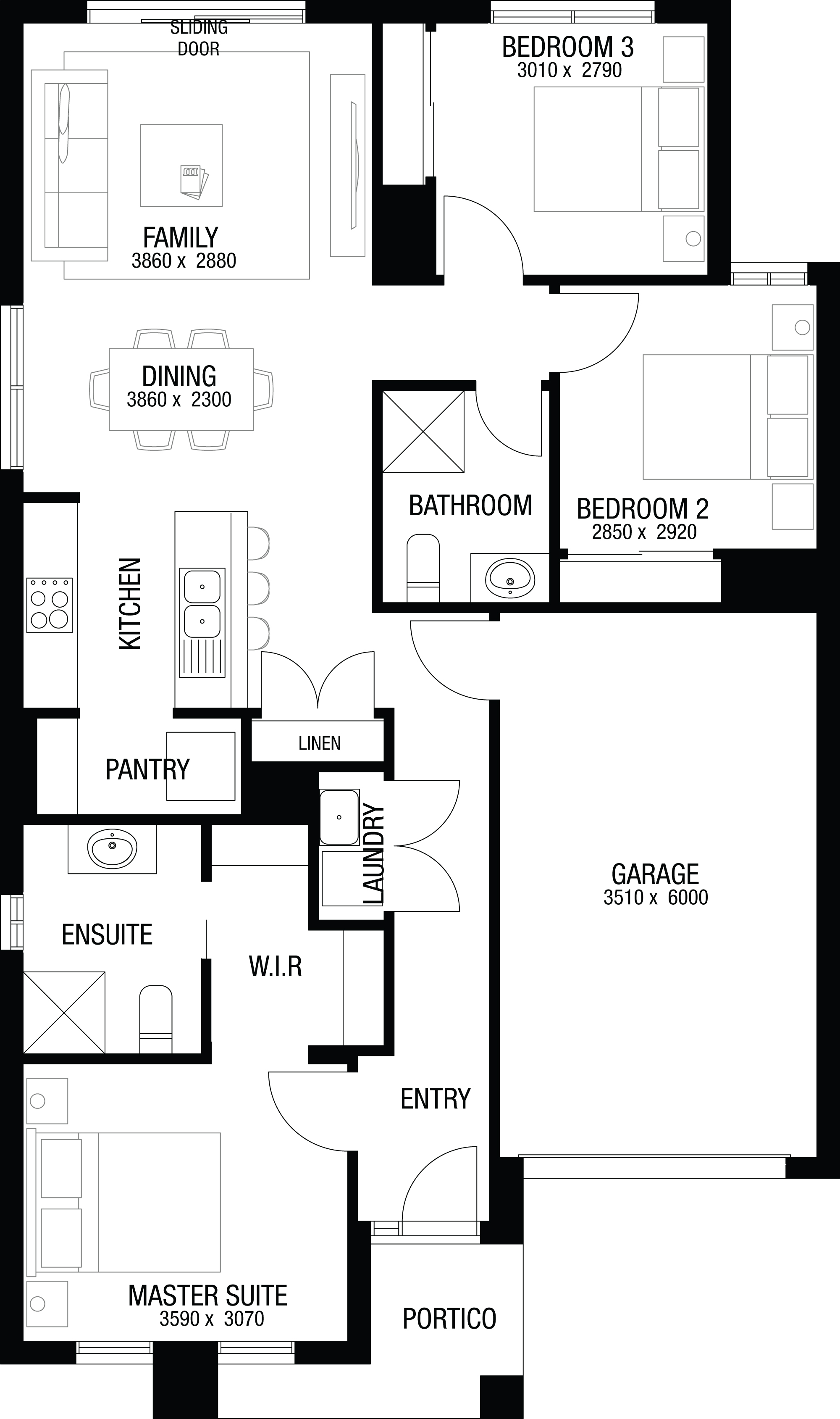 Lot 338 Shakeal Way by HomeSolution by Metricon Floorplan