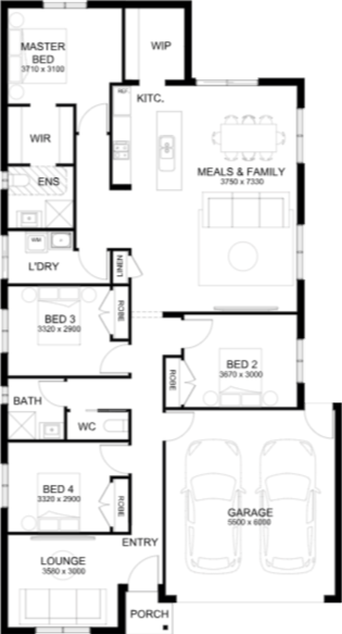 Lot 345 Tahoe Rd by Sherridon Homes Floorplan