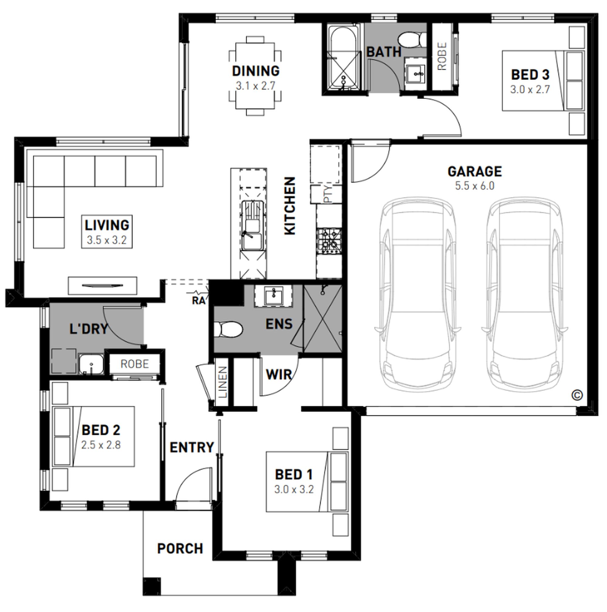 Lot 3632 Hyrule Parade by Homebuyers Centre VIC Floorplan
