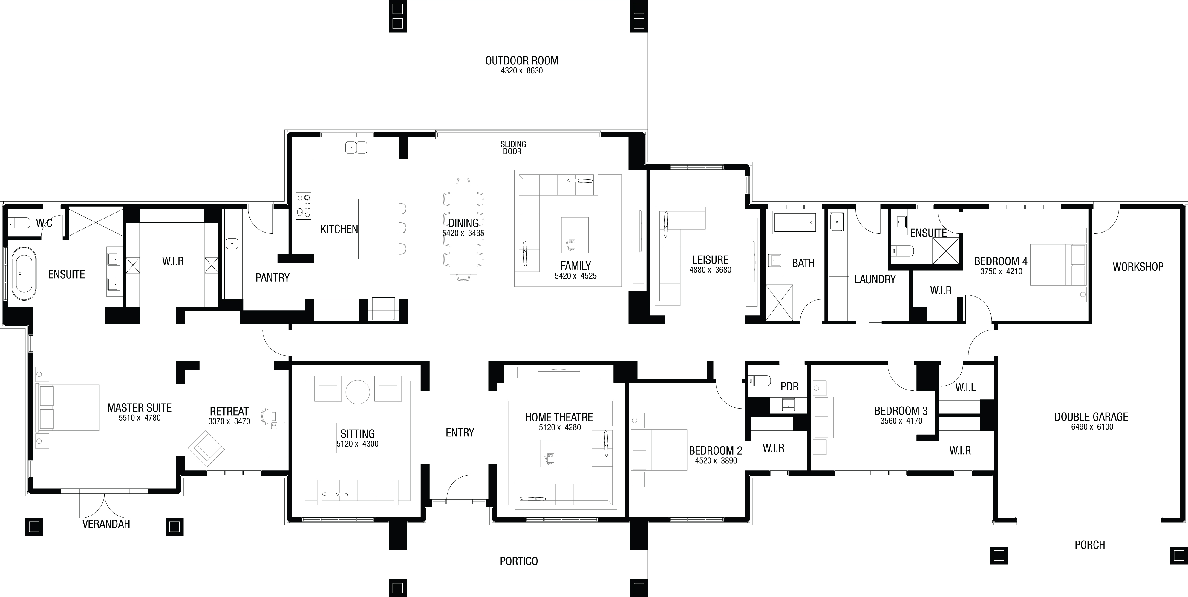 Lot 4 Lawson Road by Metricon Homes Floorplan
