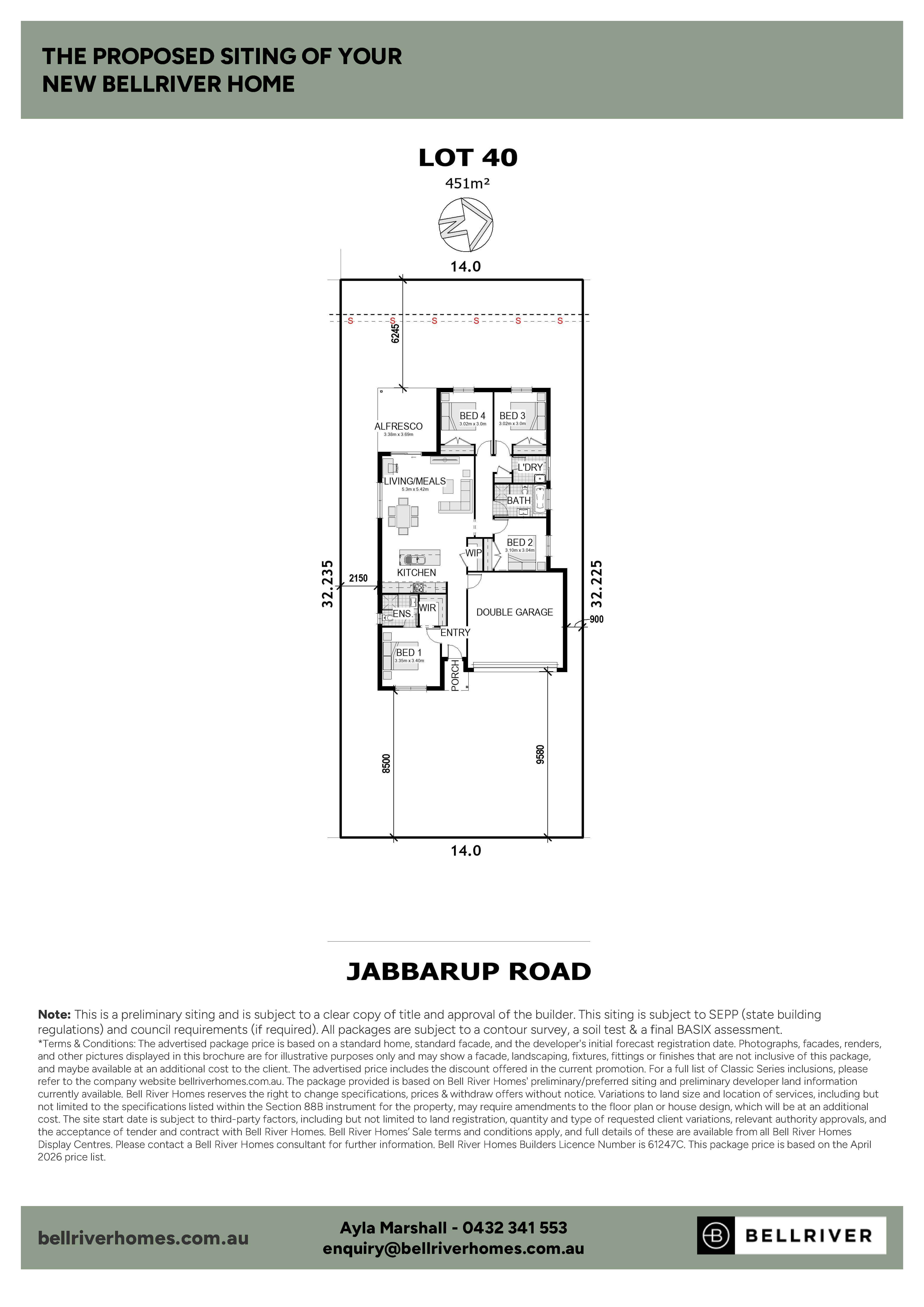 Lot 40 Jabbarup Road, The Rise Estate by Bellriver Homes