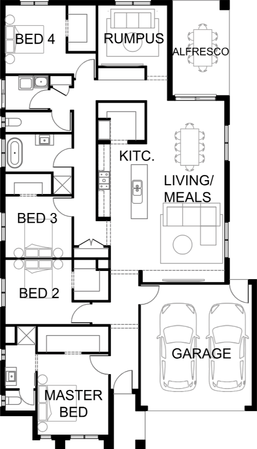 Lot 401 Rivulet Way by Sherridon Homes Floorplan
