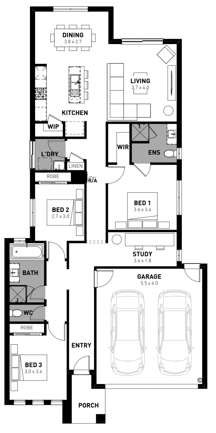 Lot 404 Silvering Drive Floorplan