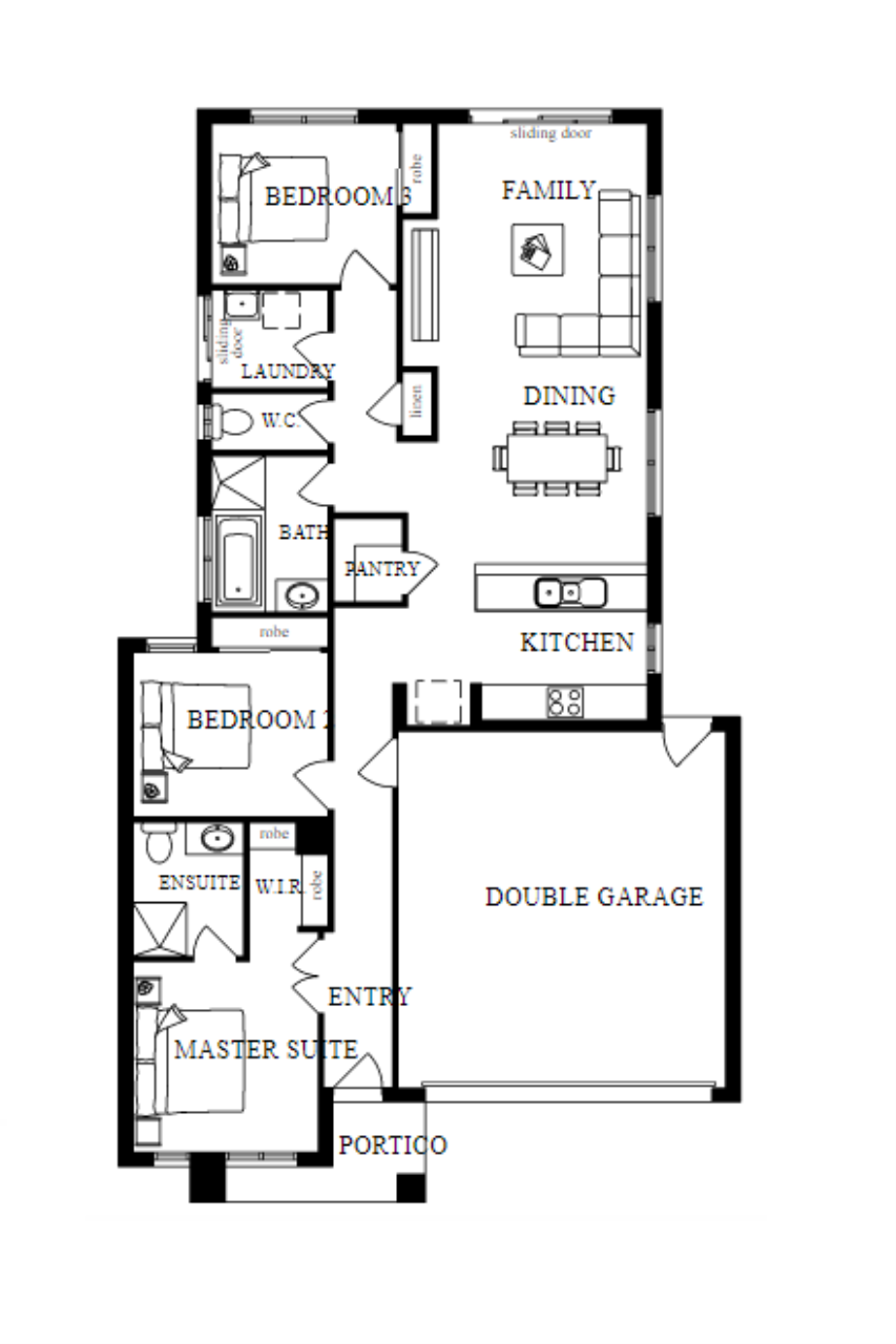 Lot 417 Munro Drive by Metricon Homes Floorplan