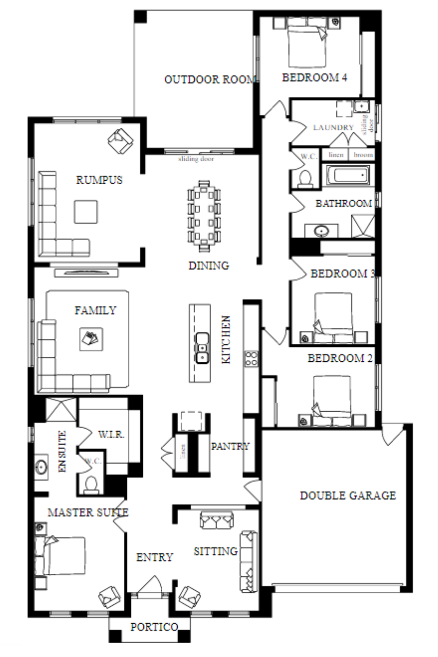 Lot 436 Calaista Drive by Metricon Homes Floorplan