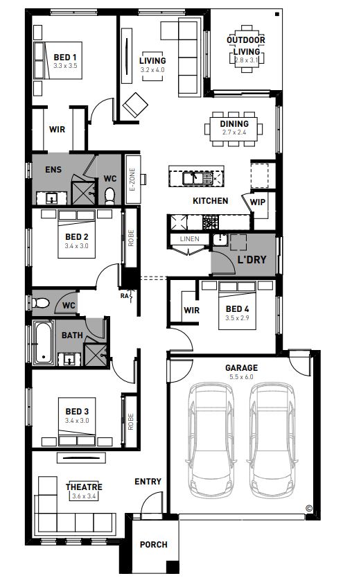 Lot 44 Aberdeen Way Floorplan