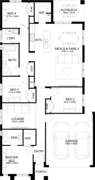 Lot 4417 Stanmore Cr by Sherridon Homes Floorplan