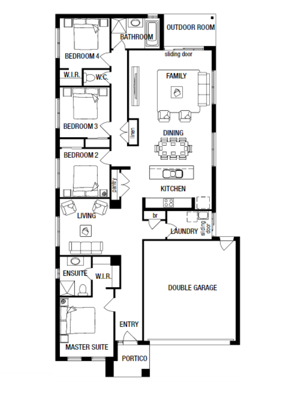 Lot 45 Everlasting Rise, by Metricon Homes Floorplan