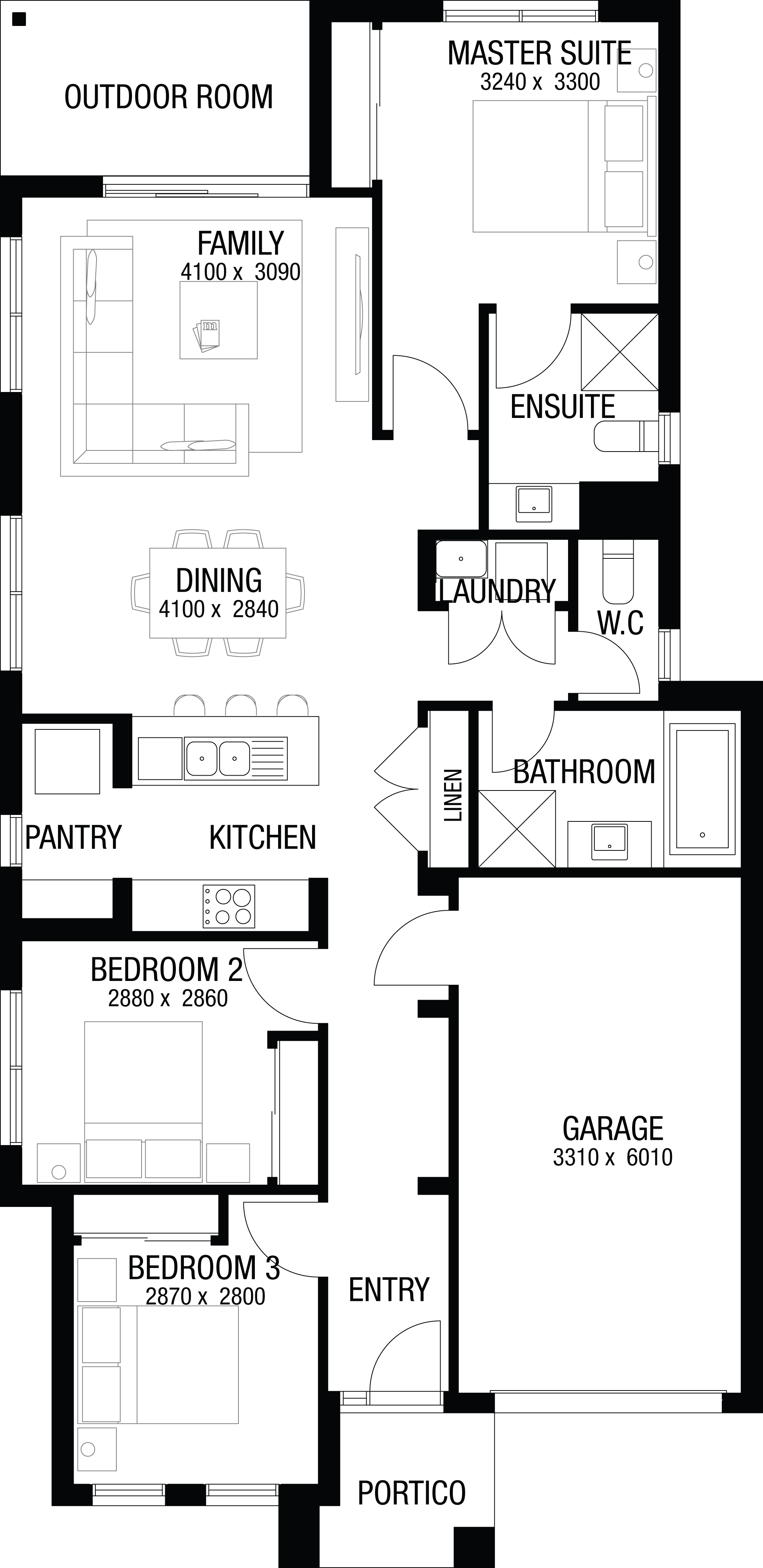 Lot 452 Zephyr Street by Metricon Homes Floorplan