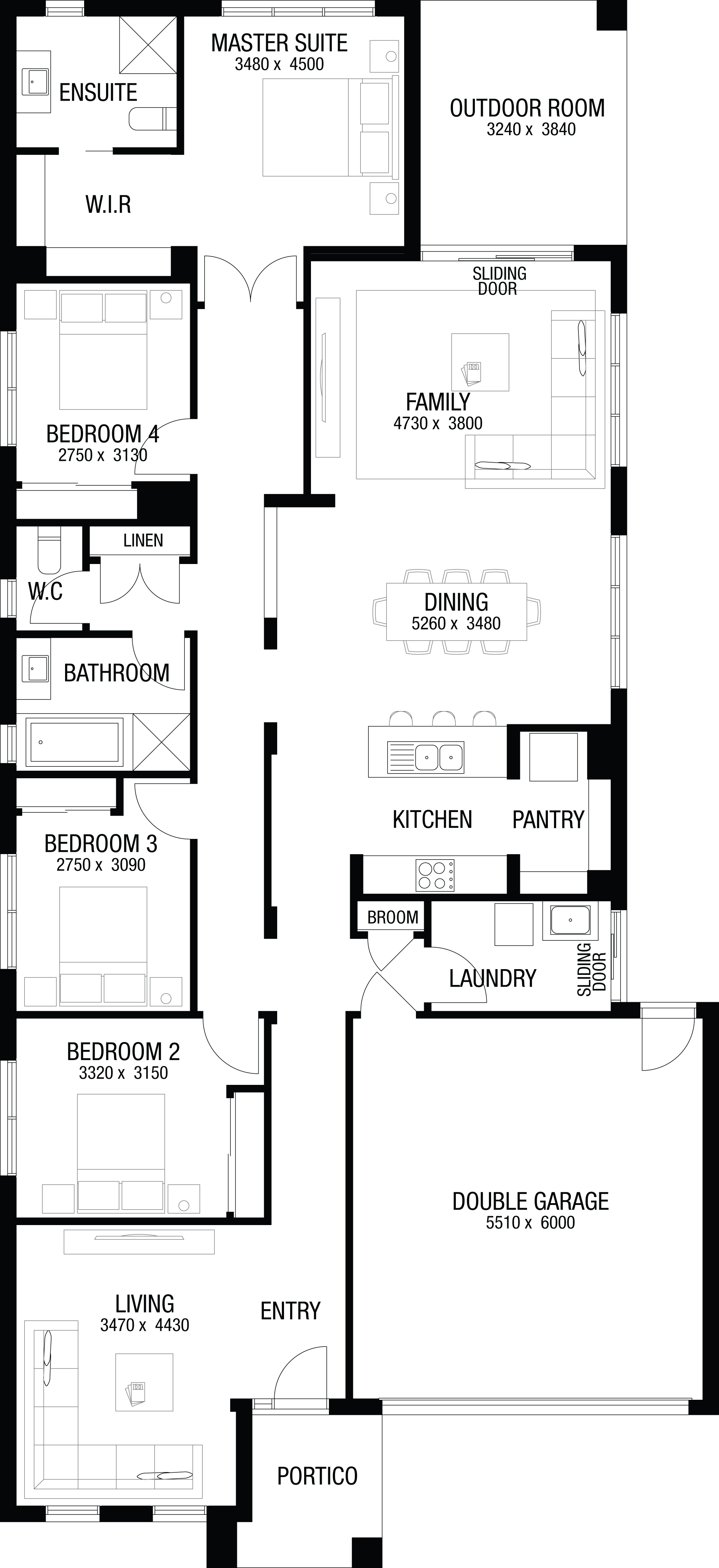 Lot 5 Ballagh Street by Metricon Homes Floorplan
