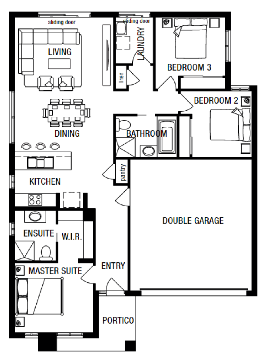 Lot 5 Honeyeater Way by Metricon Homes Floorplan