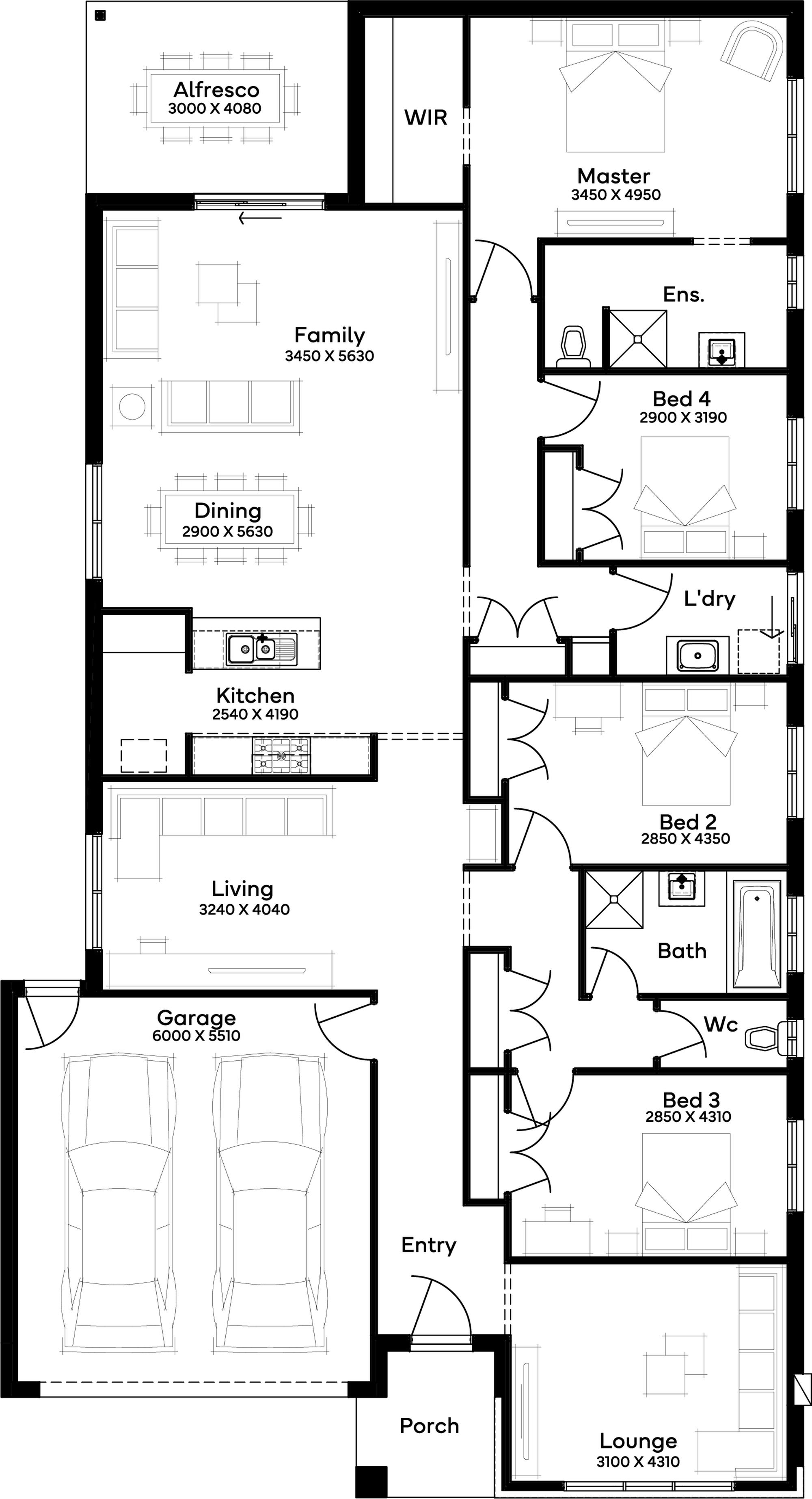 Lot 505 Yallarah Estate  by Simonds Homes Floorplan
