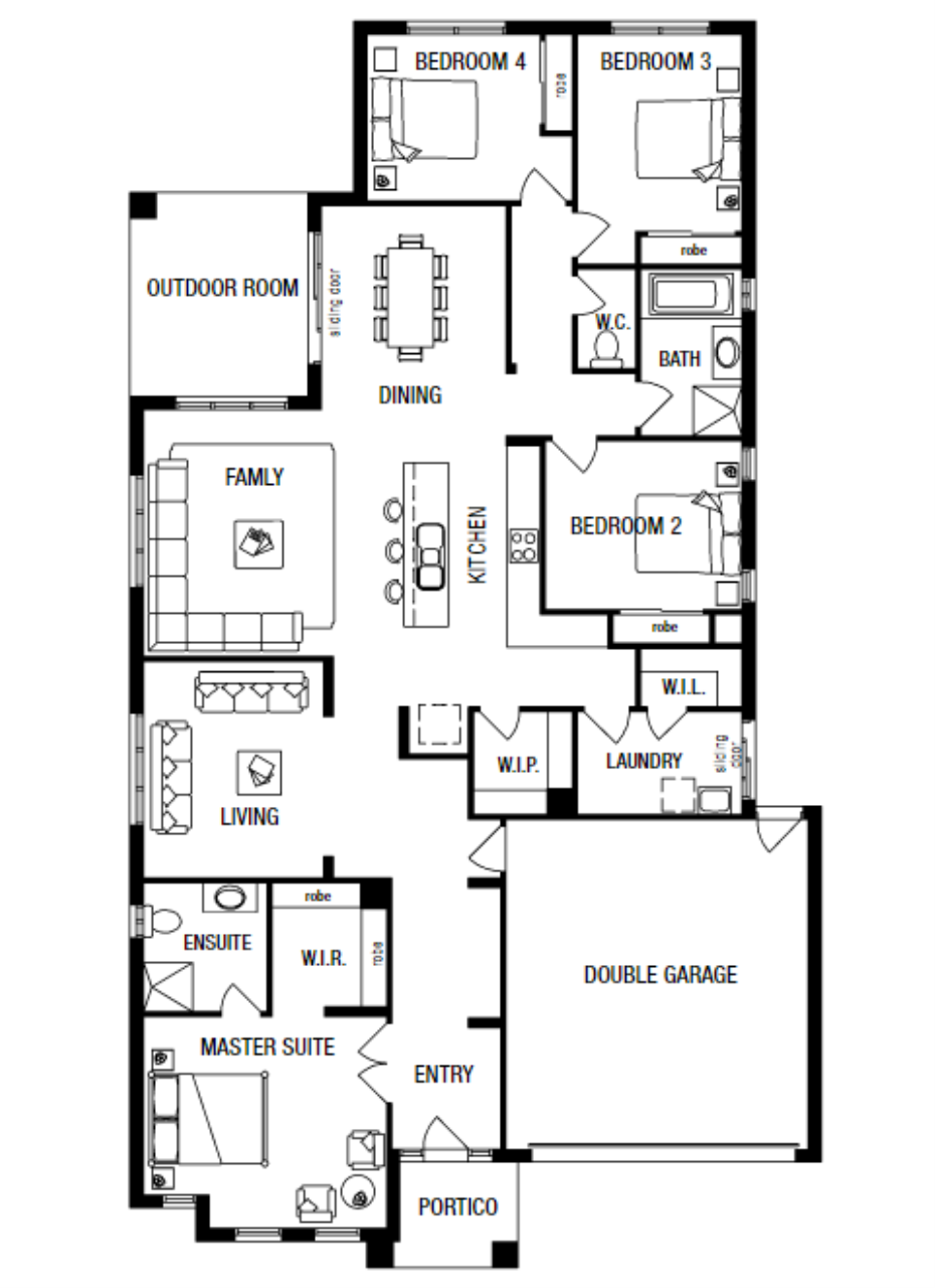 Lot 51 Dimitra Drive by Metricon Homes Floorplan