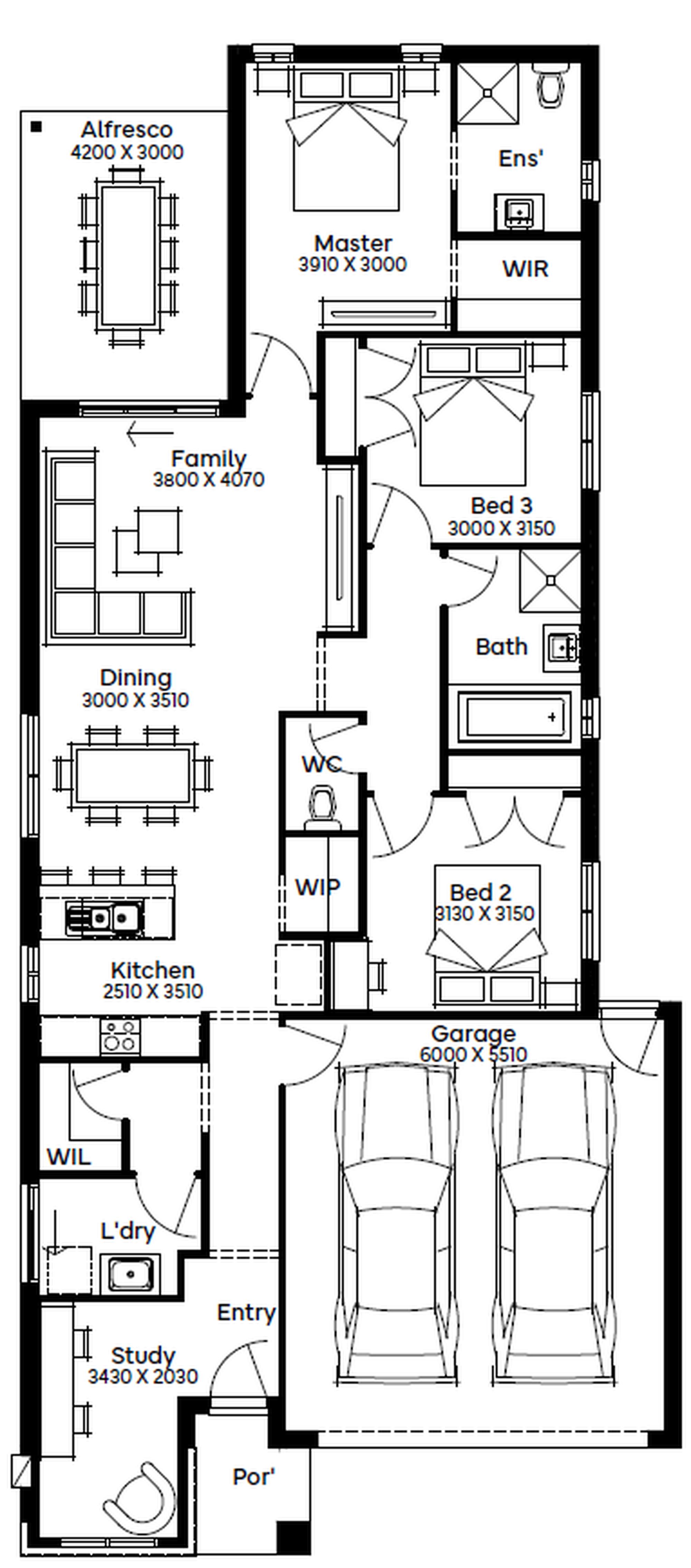 Lot 520 Grevilea Street by Simonds Homes Floorplan