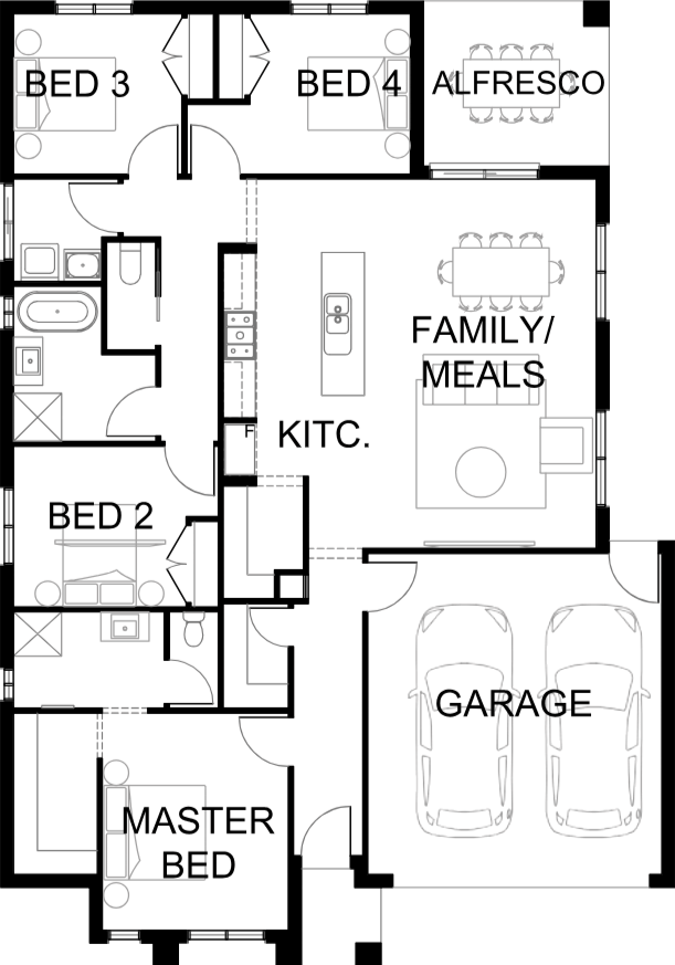 Lot 5226 Baddesley Circuit by Sherridon Homes Floorplan