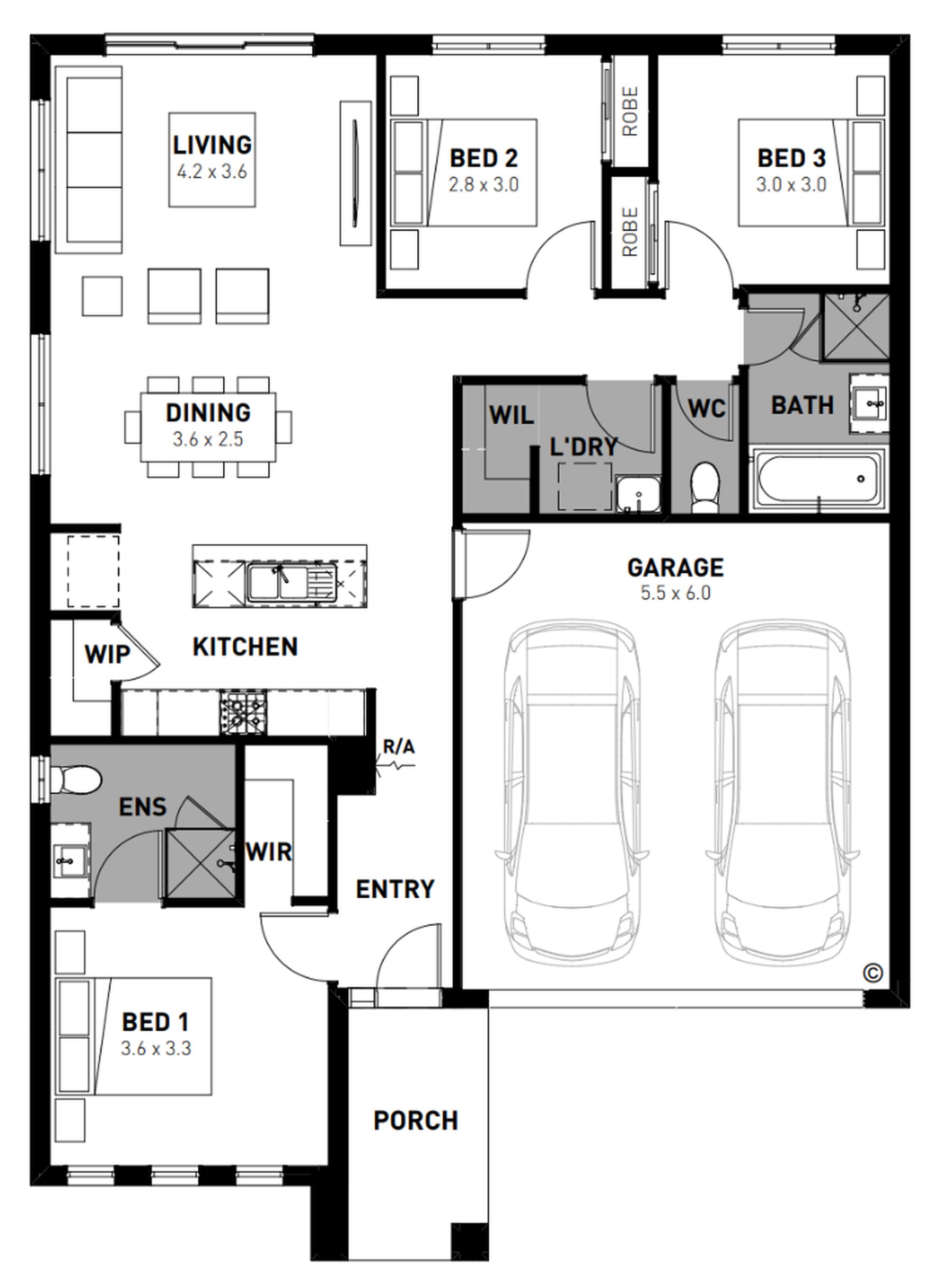Lot 5306 Gretna Street by Homebuyers Centre VIC Floorplan