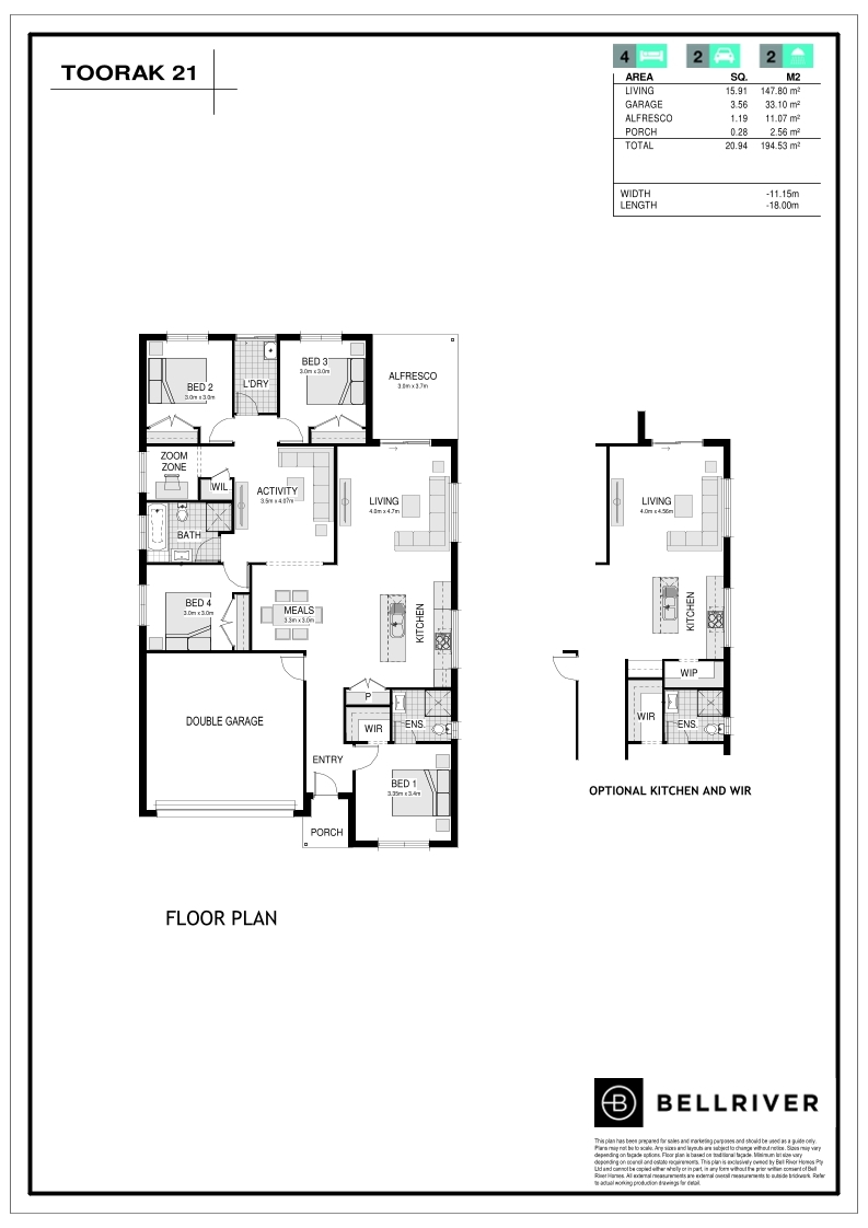 Lot 531 Pillar Street by Bellriver Homes