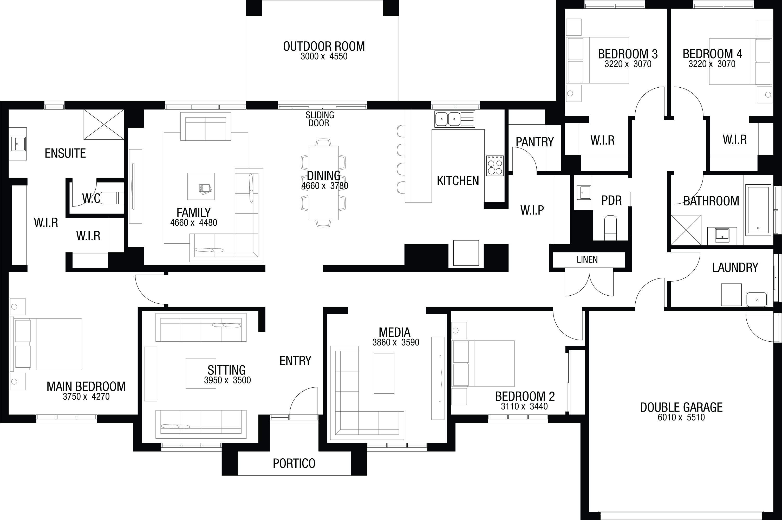 Lot 56 Mako Drive by Metricon Homes Floorplan