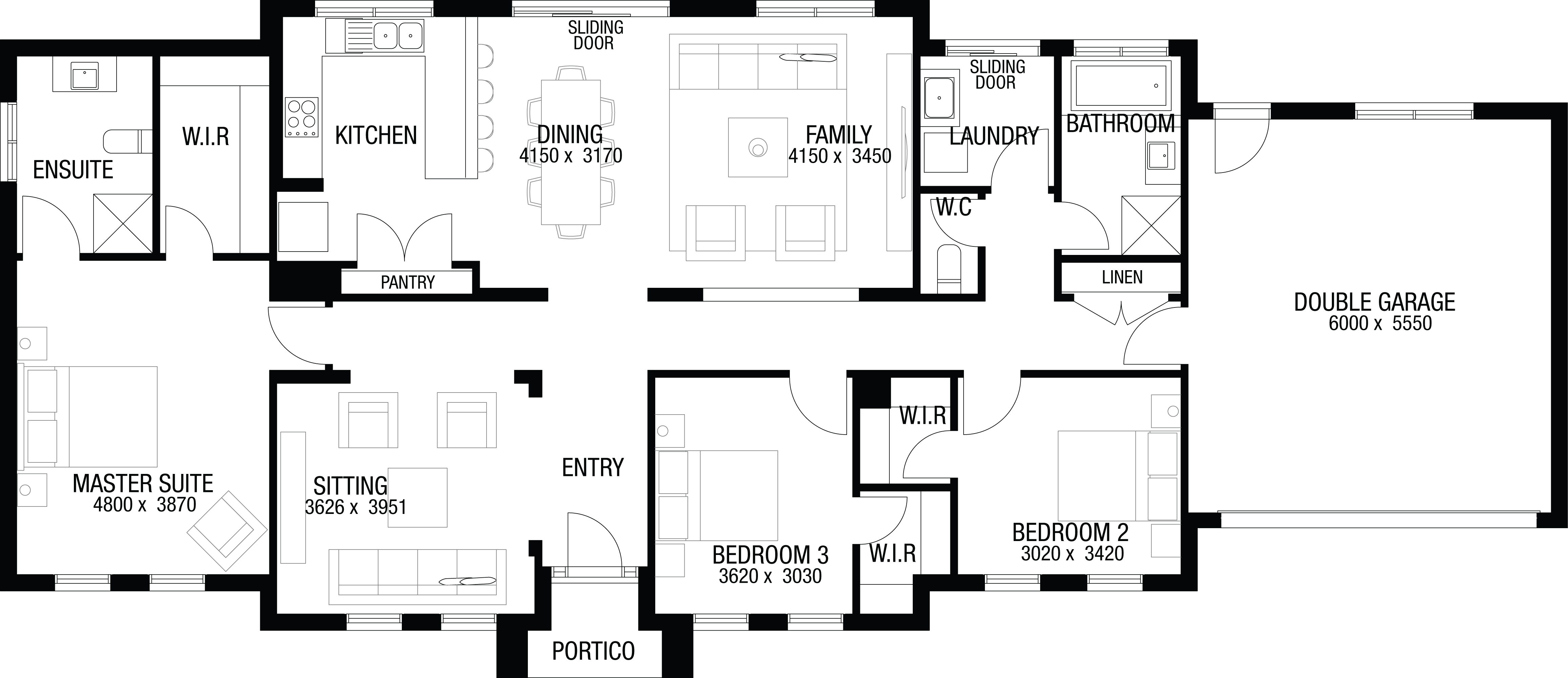 Lot 58 Dowson Drive by Metricon Homes Floorplan