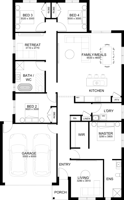 Lot 6 Cabernet St by Sherridon Homes Floorplan