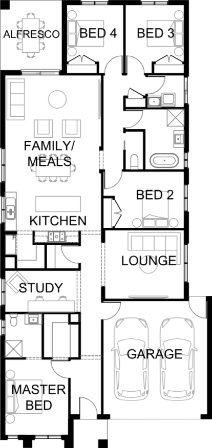 Lot 6 Goodenia Pl by Sherridon Homes Floorplan