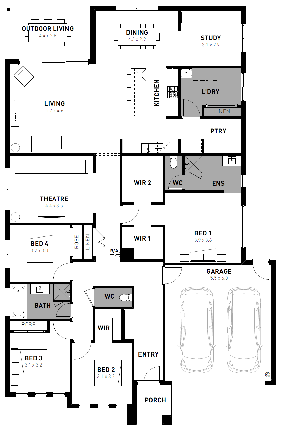 Lot 603 Timbertop Boulevard Floorplan