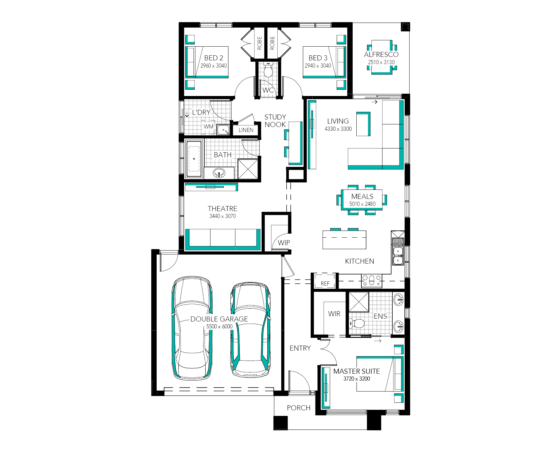 Lot 60506 Cloverton by Carlisle Homes Floorplan