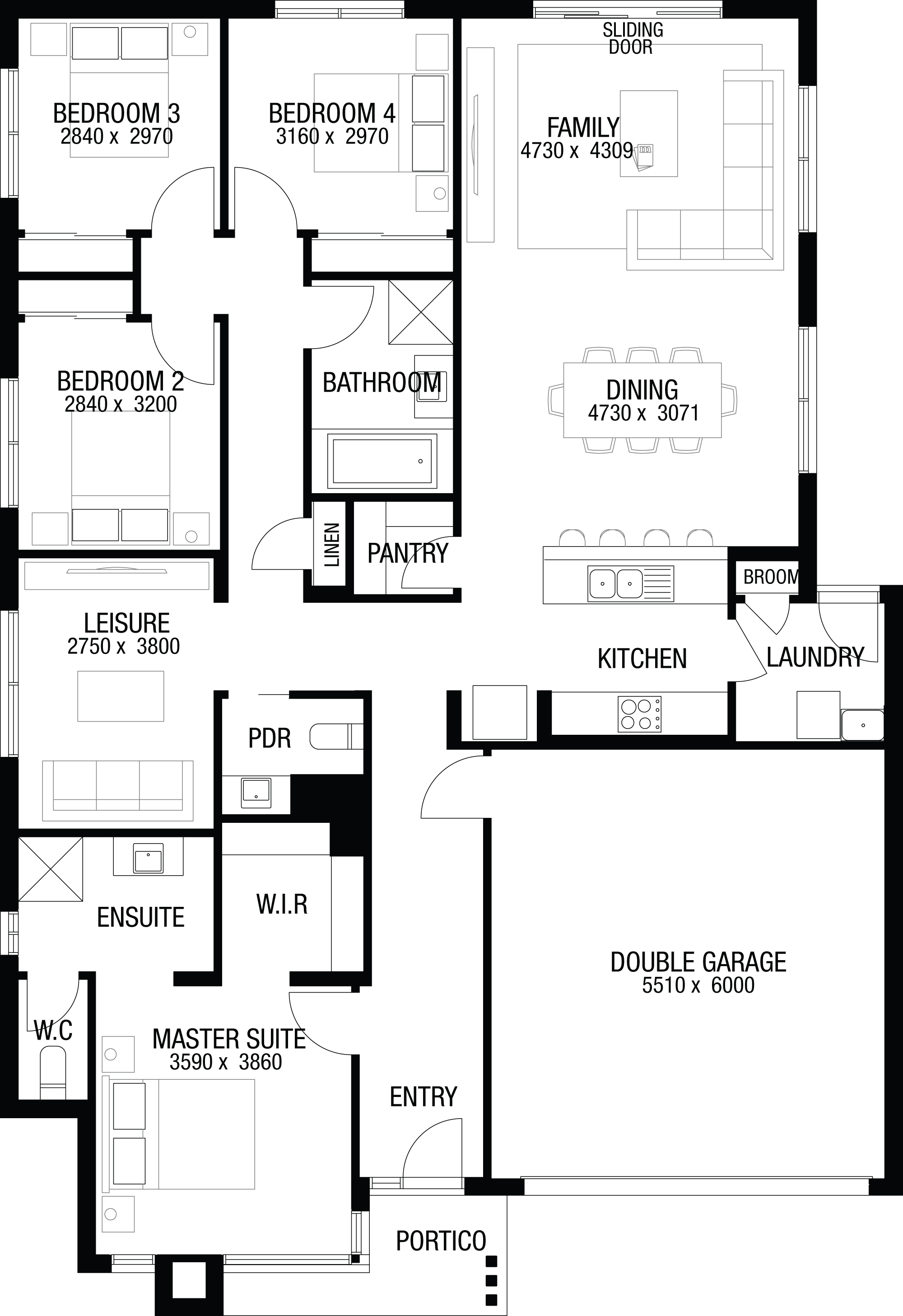 Lot 611 Hakea Street by Australian Building Company Floorplan
