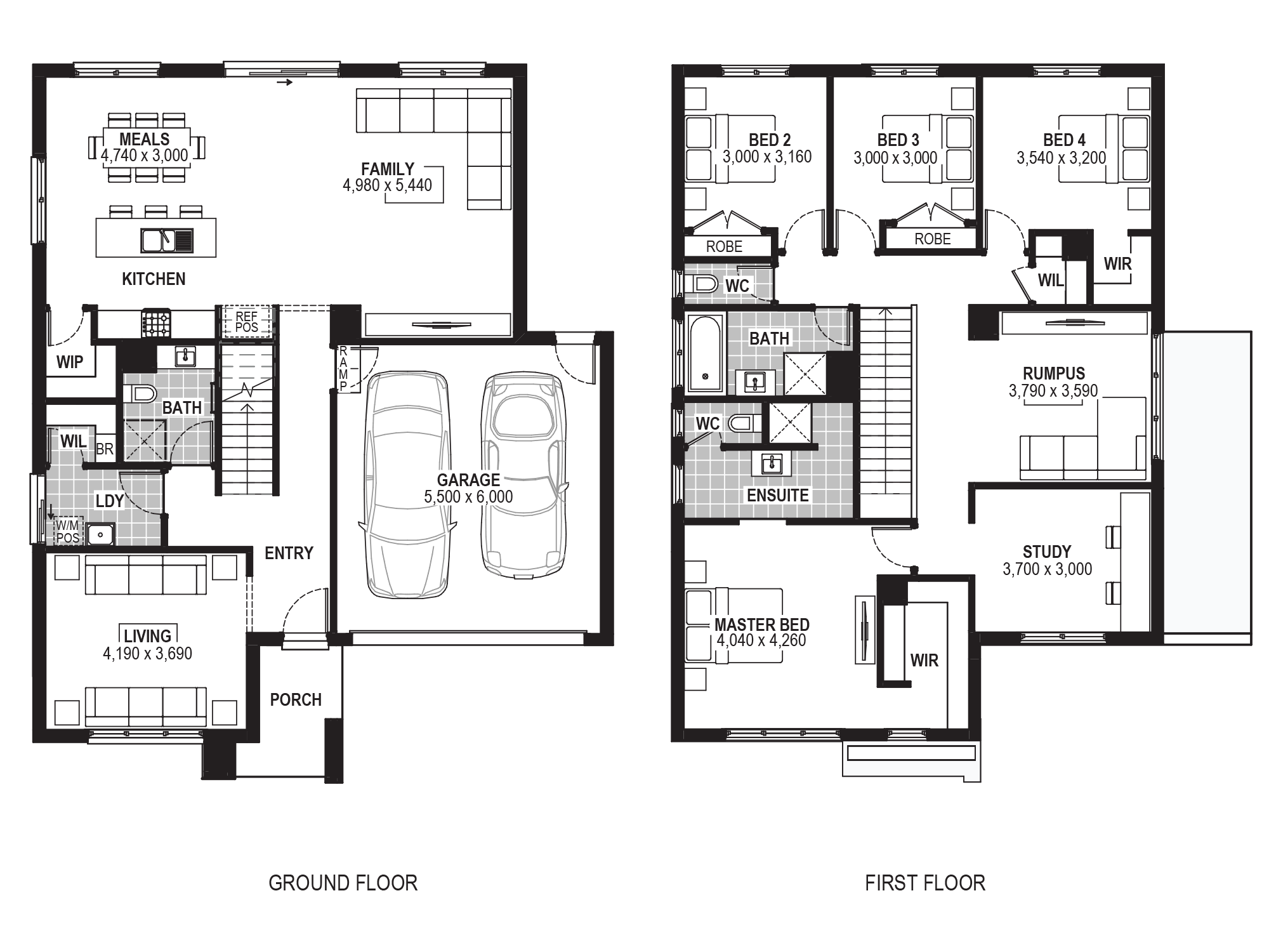 Lot 6130 Hanoverian Street by JG King Homes Floorplan