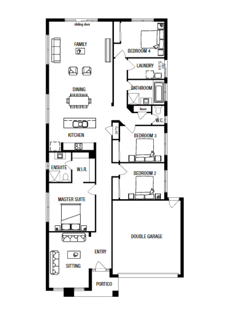 Lot 6220 Avesso Street by HomeSolution by Metricon Floorplan
