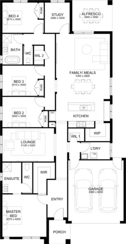 Lot 6403 Wendouree Cr by Sherridon Homes Floorplan