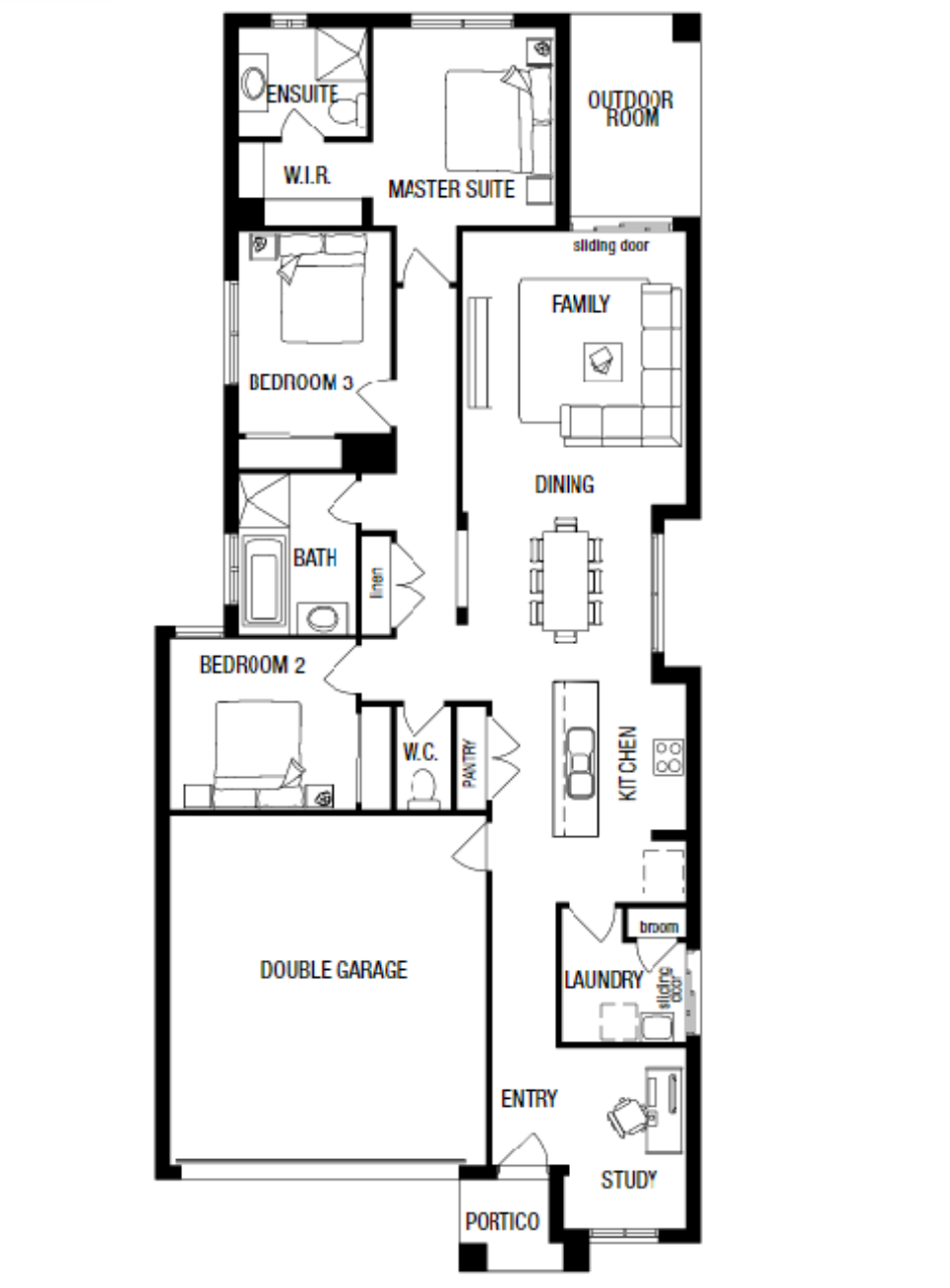 Lot 641 Louden Drive by Metricon Homes Floorplan