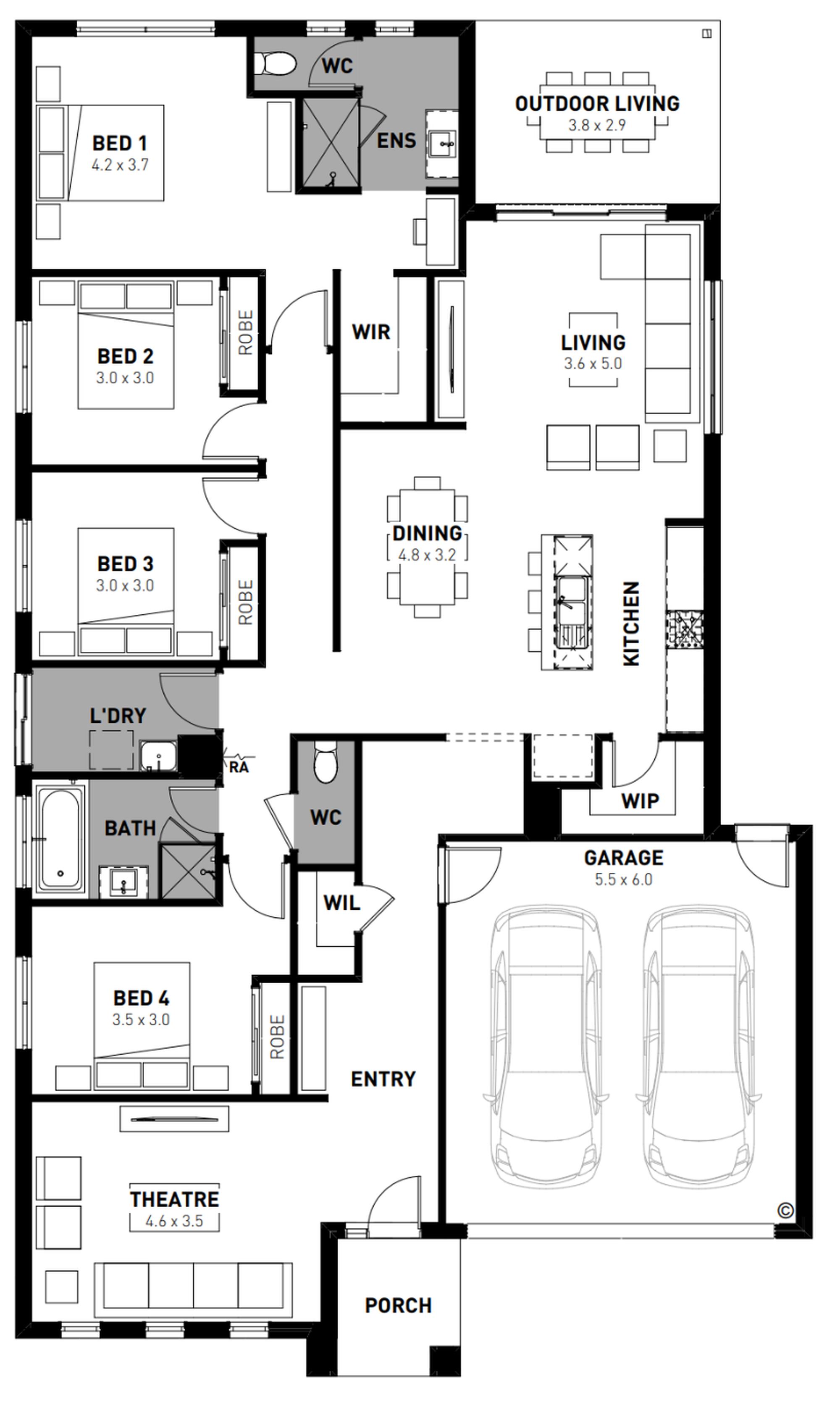 Lot 643 Louden Drive by Homebuyers Centre VIC Floorplan