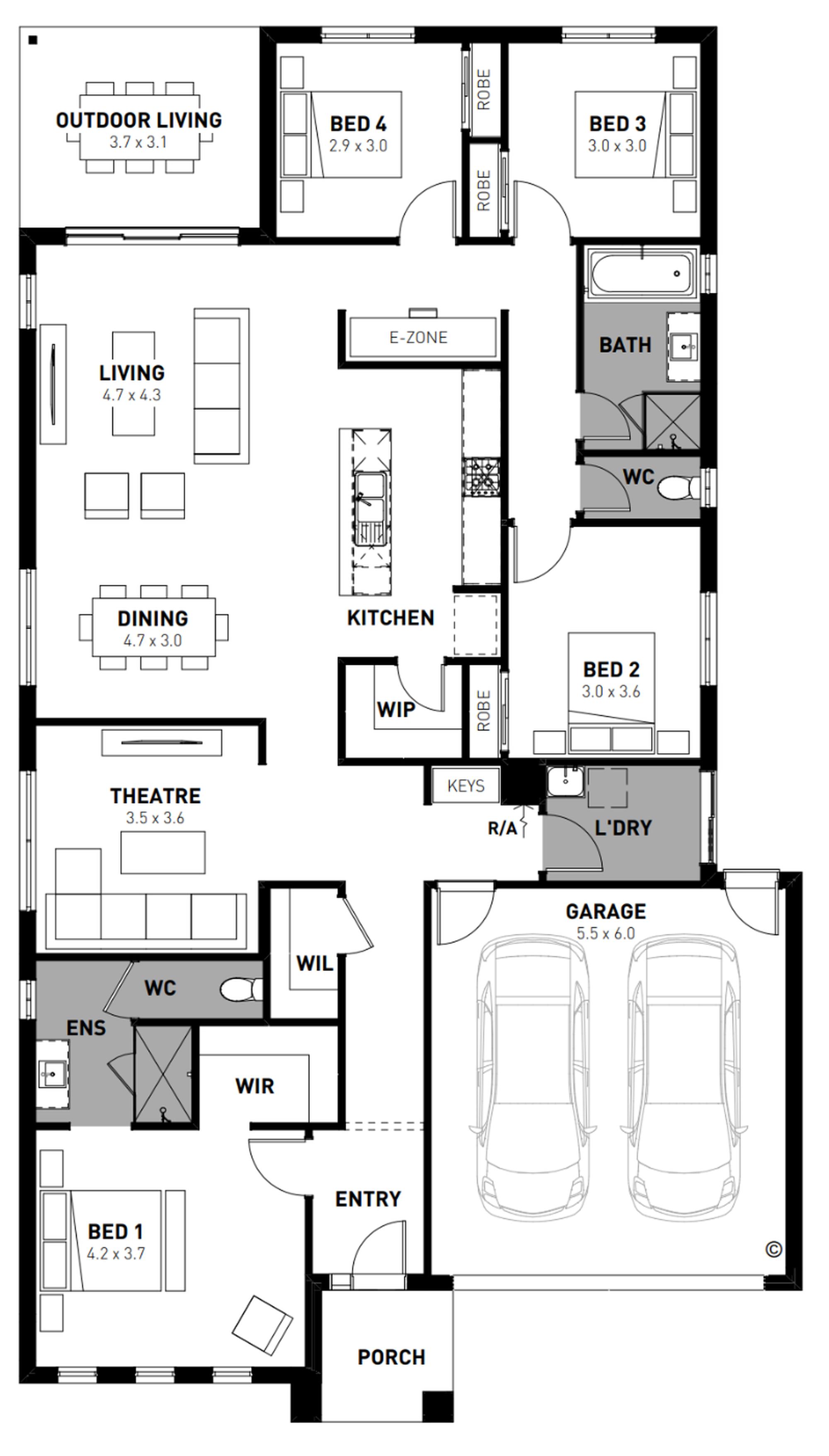 Lot 645 Louden Drive by Homebuyers Centre VIC Floorplan