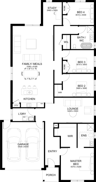 Lot 7 Mill Lane by Sherridon Homes Floorplan