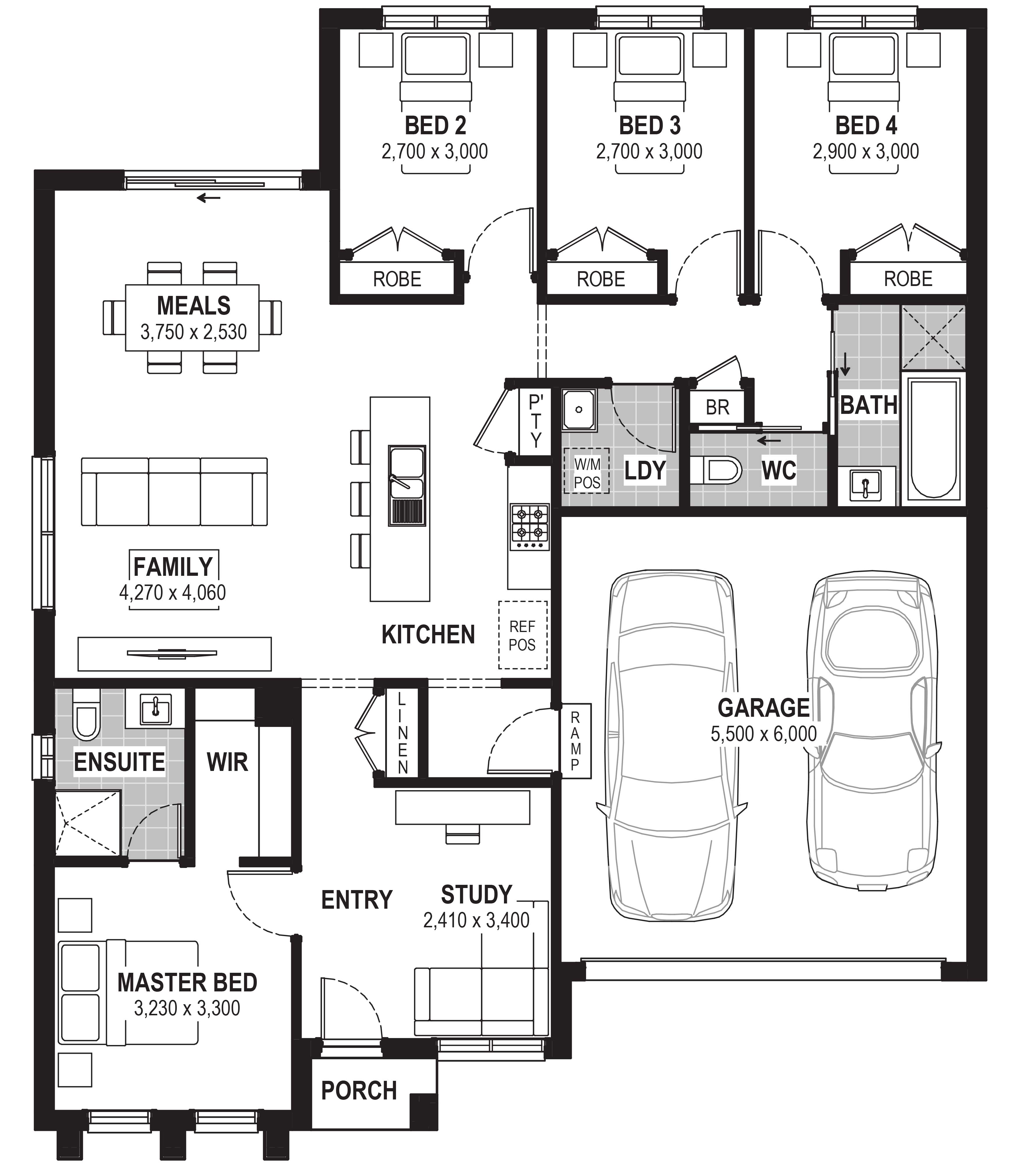 Lot 7144 Caviar Circuit by JG King Homes Floorplan