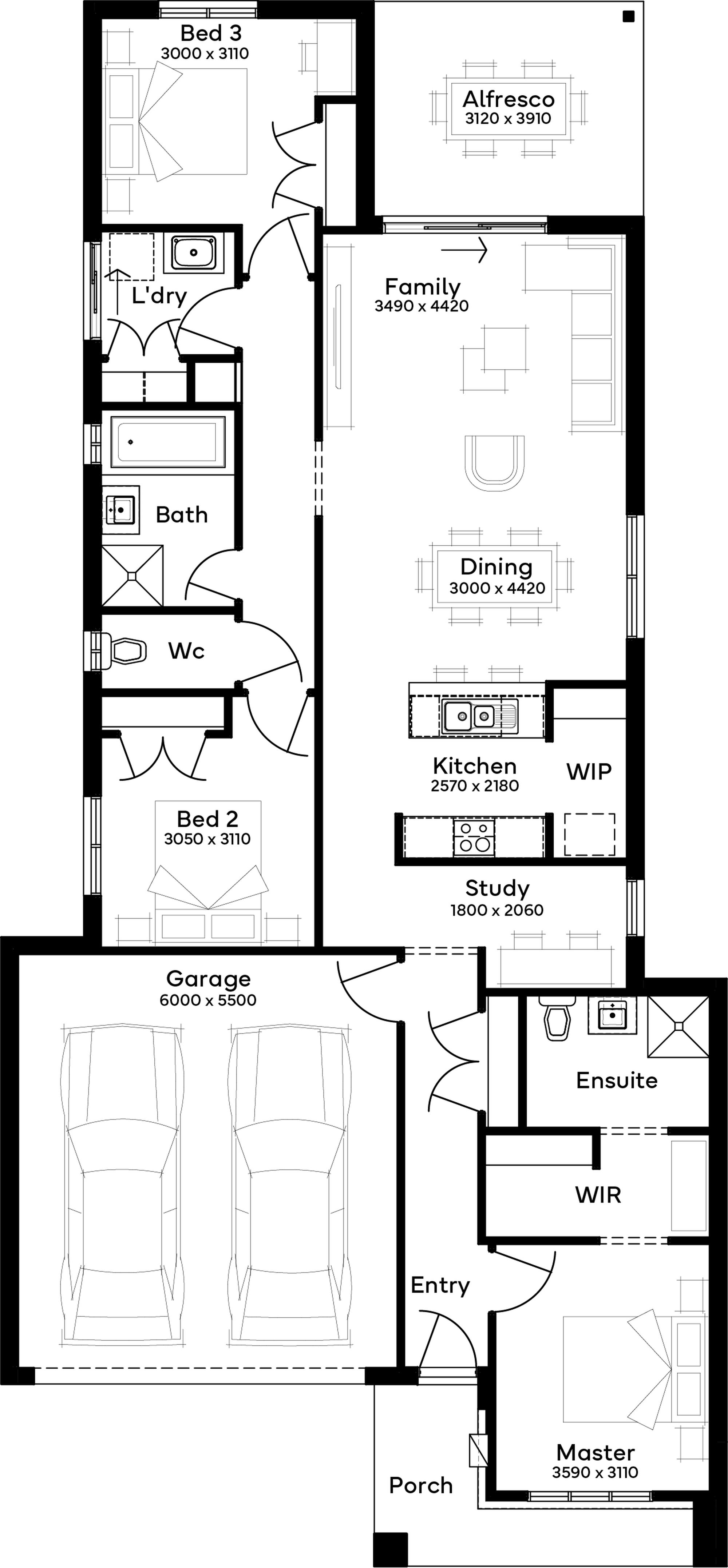 Lot 751 Yorkdale Estate by Simonds Homes Floorplan