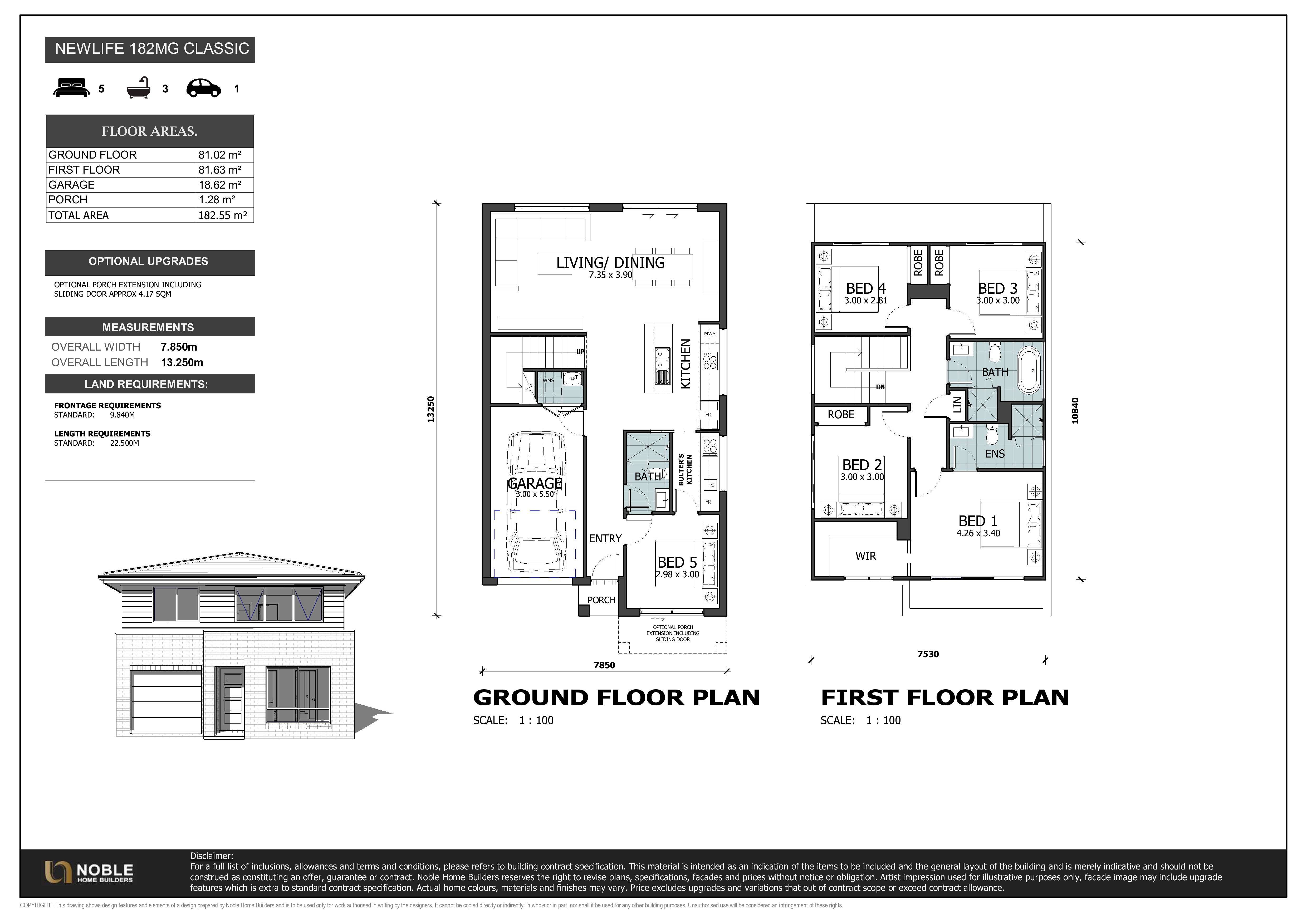 Lot 7572/59 Feathertail Parade by Noble Home Builders Floorplan
